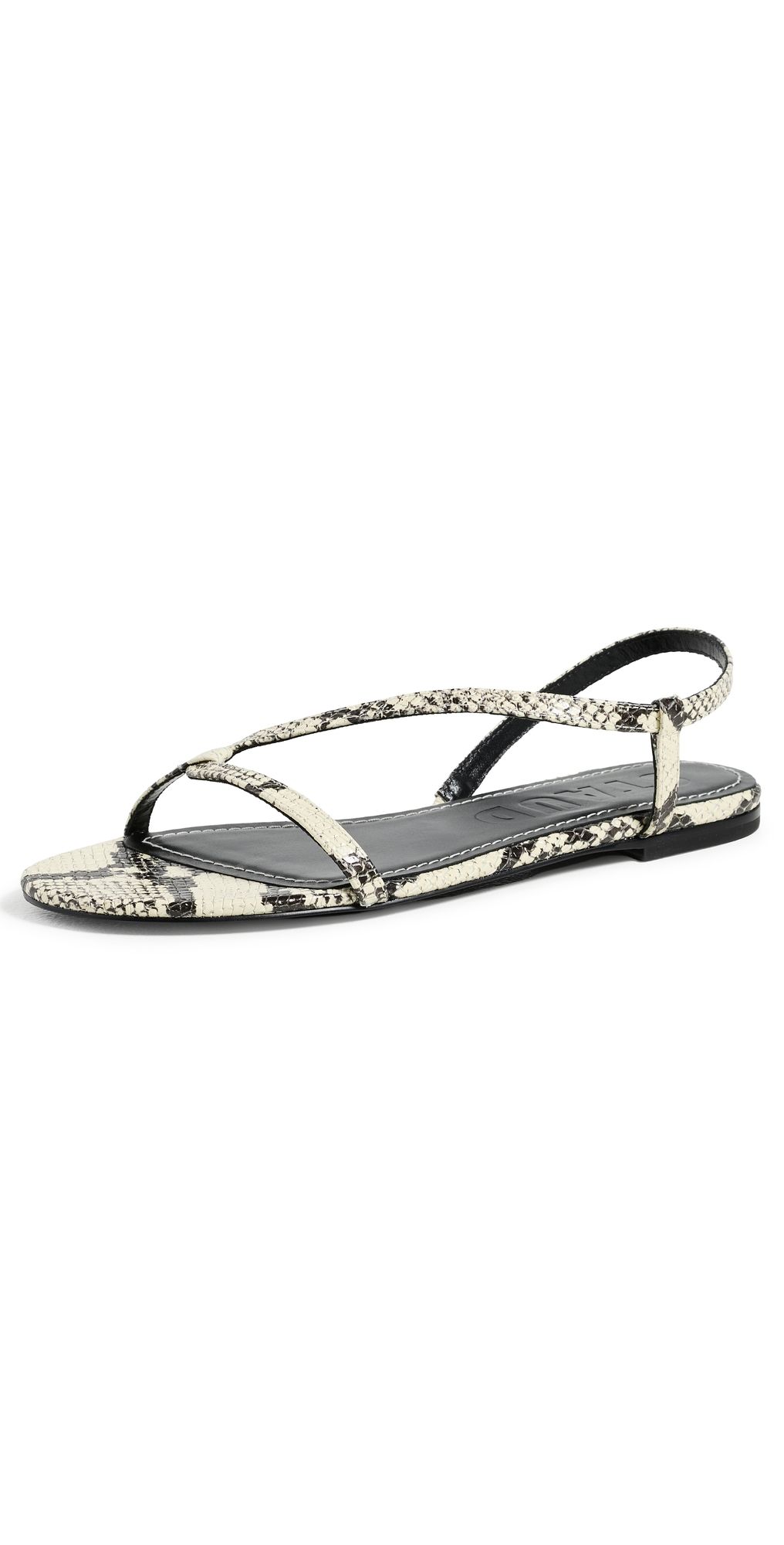STAUD Louden Sandals White Snake 37