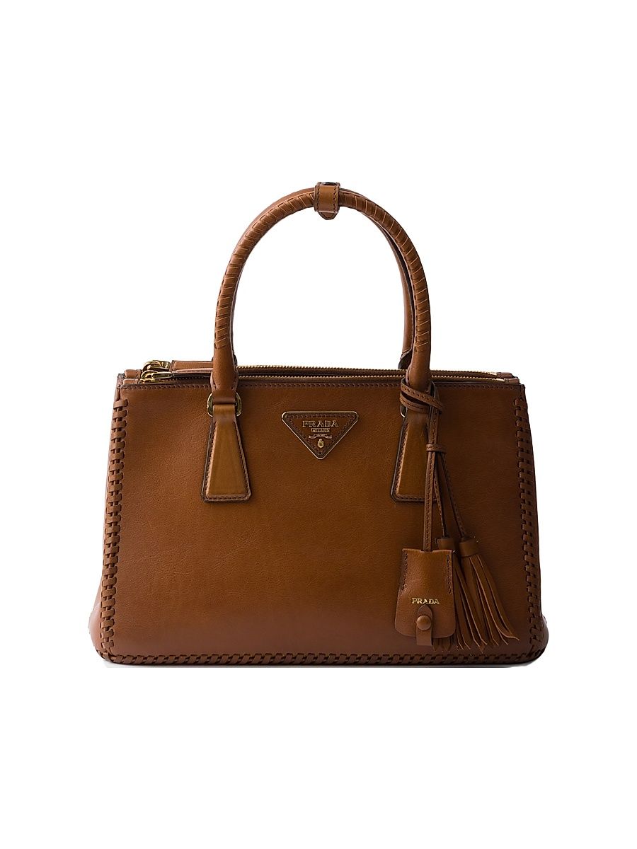 Women's Galleria Leather Top Handle Bag - Brown