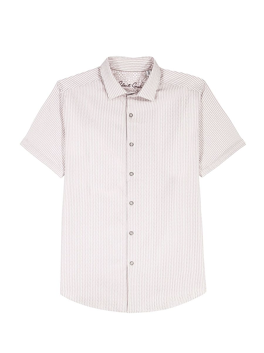 Men's Fornillo Short-Sleeve Shirt - Khaki - Size XXL