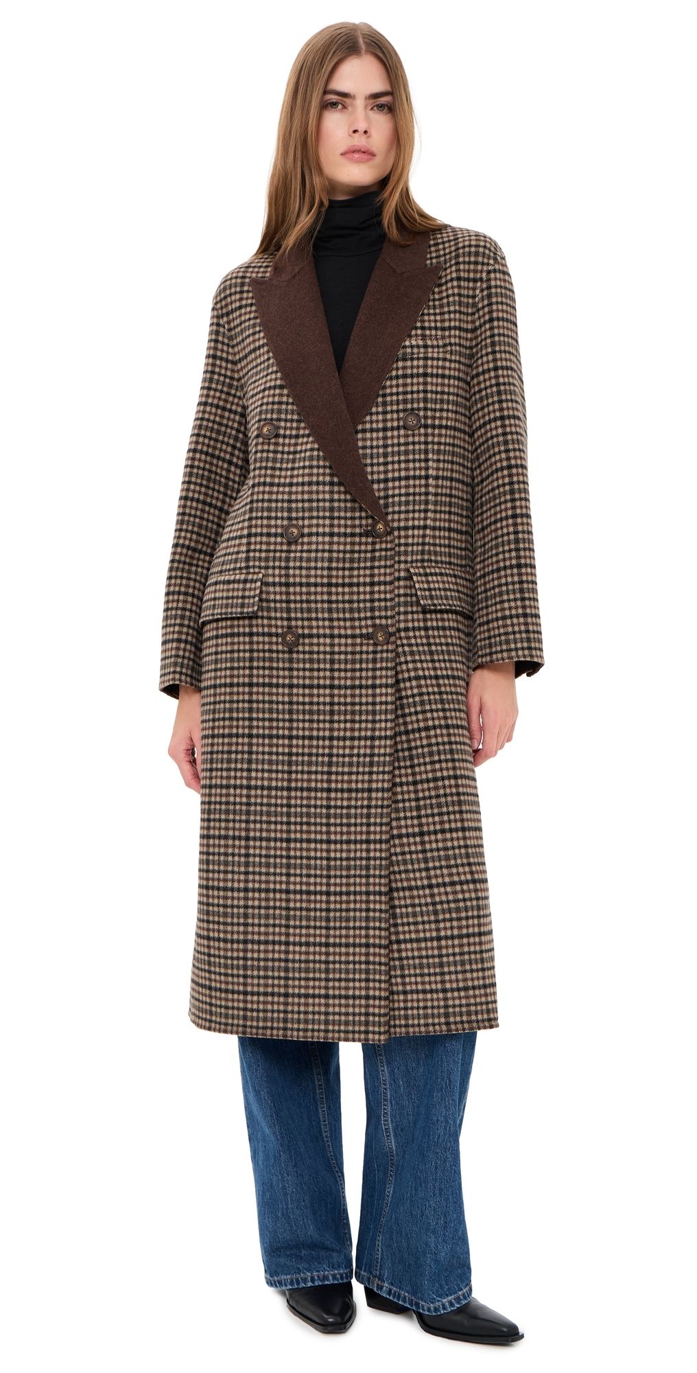 rag & bone Vasso Plaid Coat Multi Plaid S
