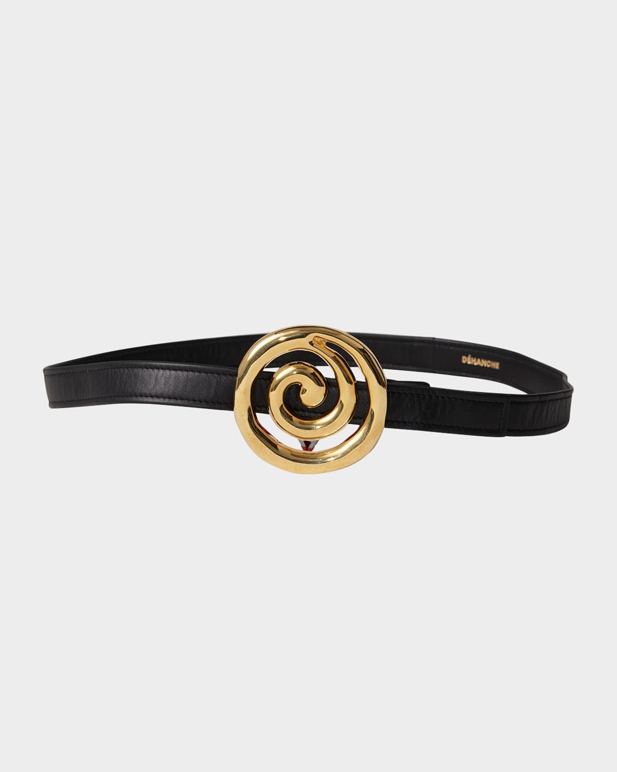 Koru Skinny Leather Belt