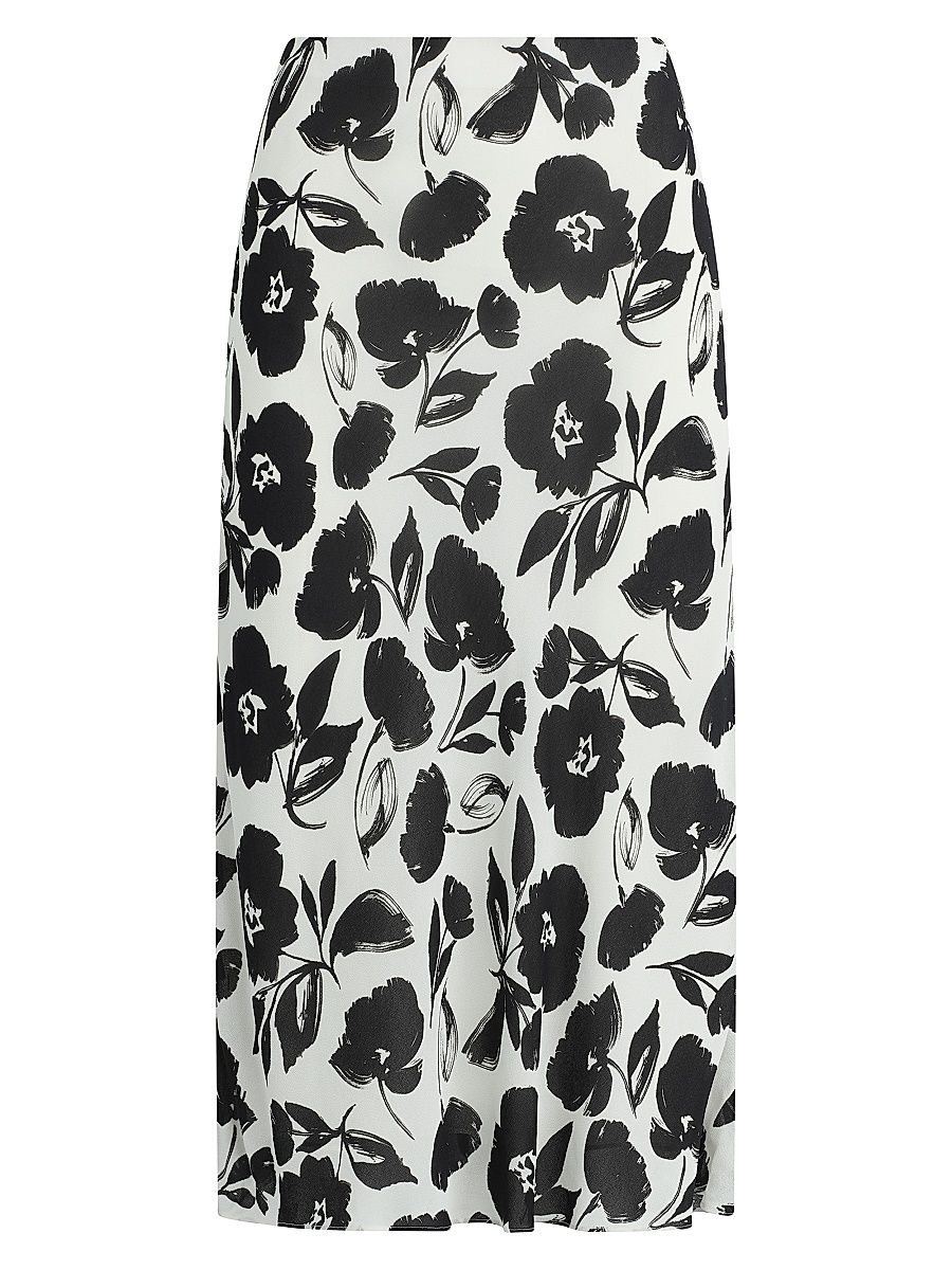 Women's The Jojo Floral Midi Skirt - Brushed Neutral - Size Large