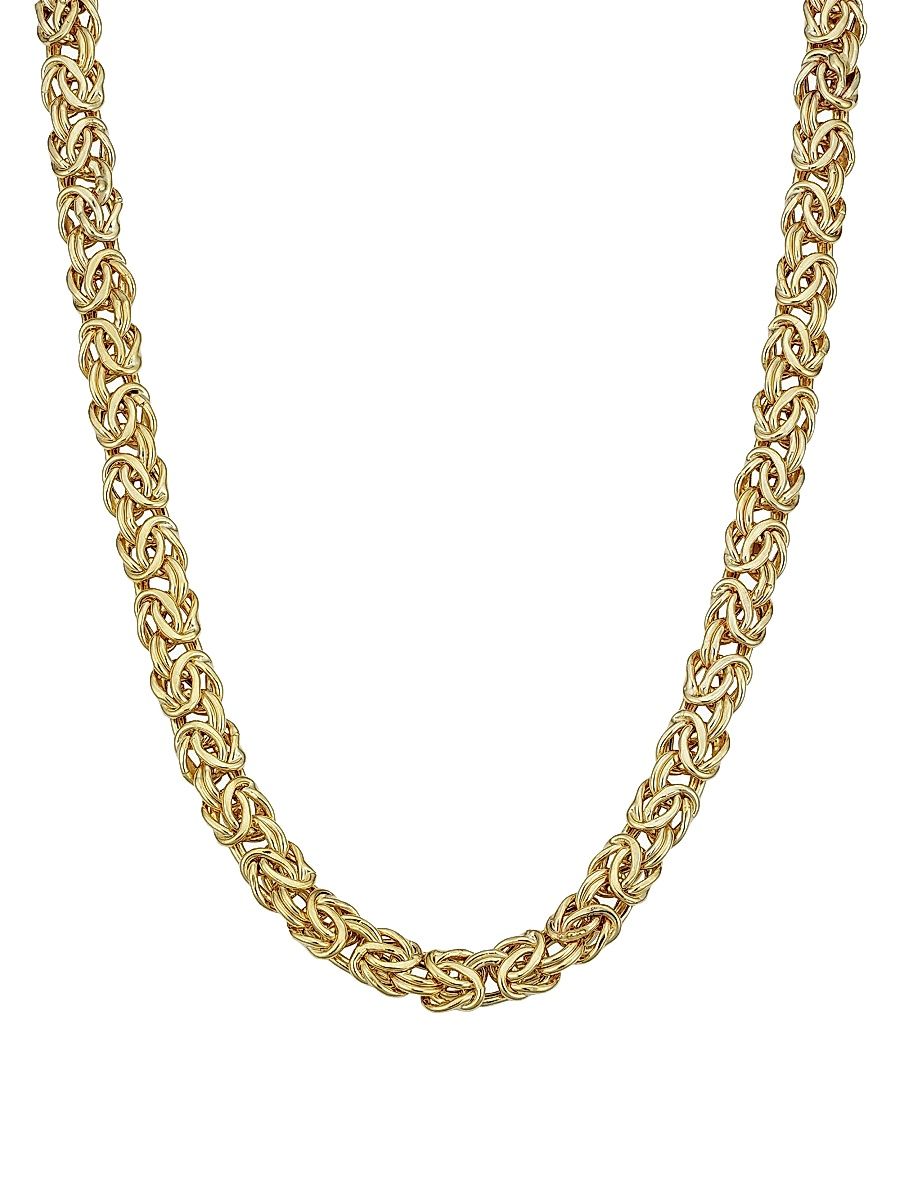 Women's 14K Yellow Gold Byzantine Necklace - Yellow Gold