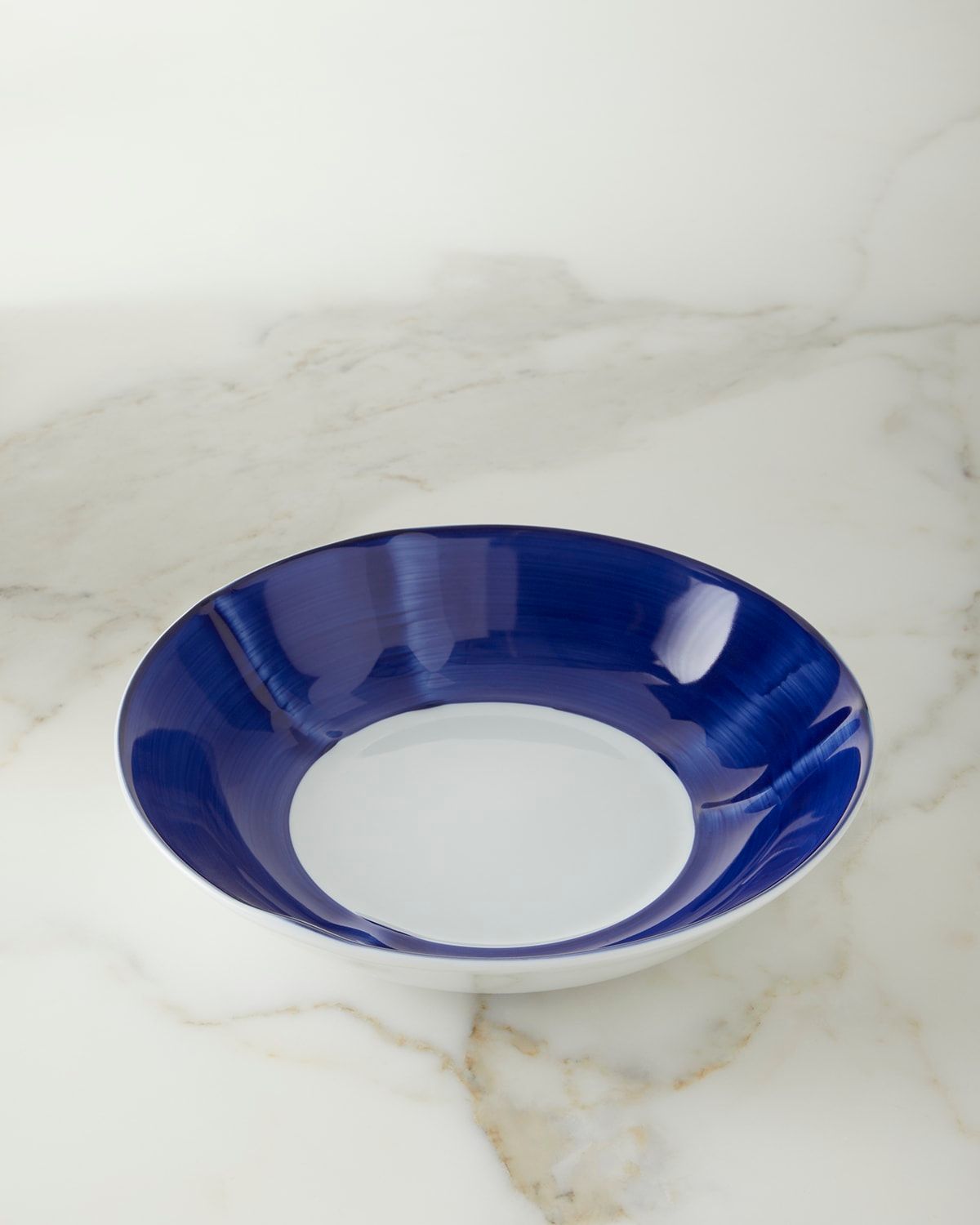 Brushstroke Cobalt Pasta Bowls, Set of 4