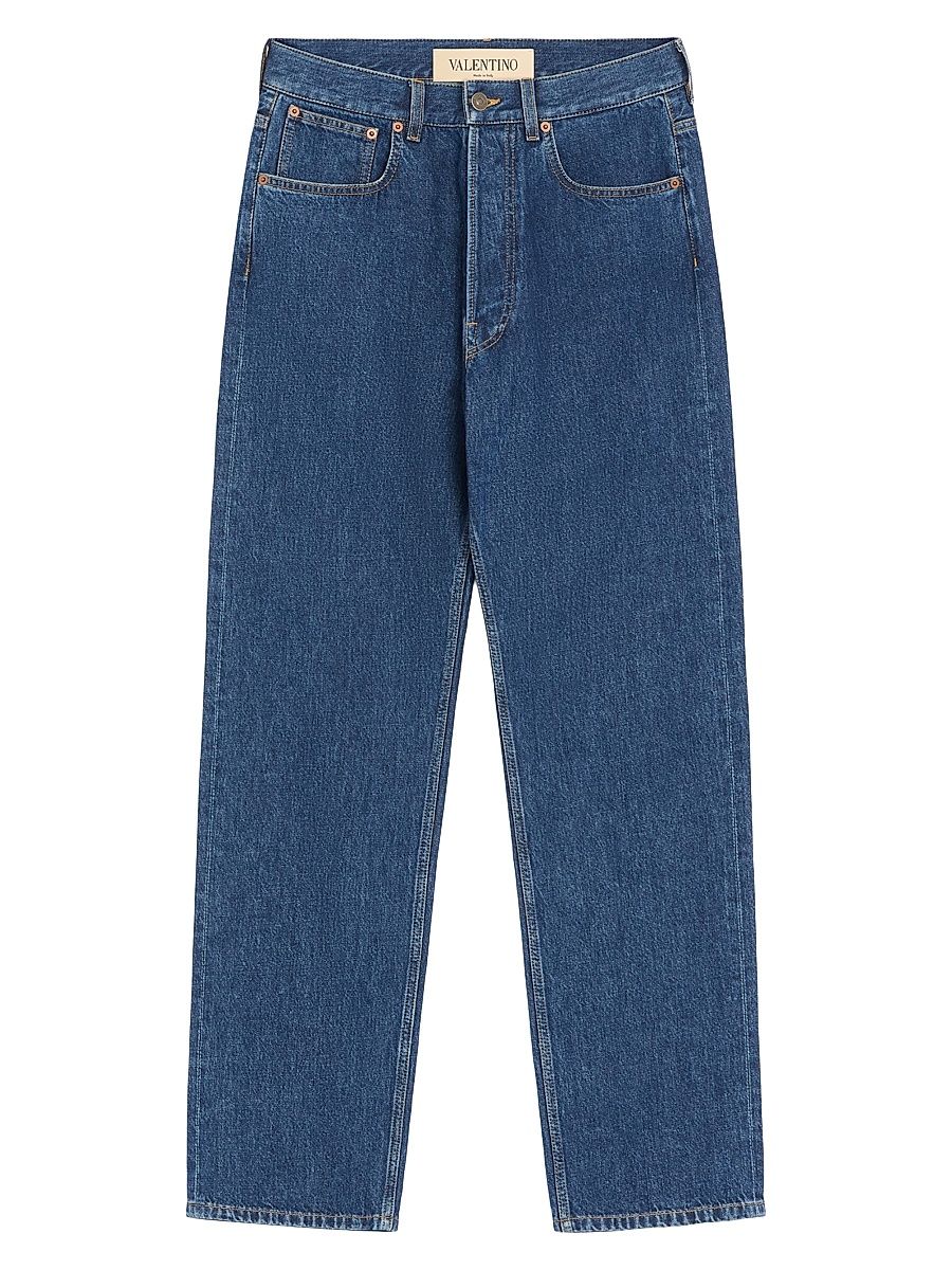Men's Denim Jeans With VGold - Denim - Size 34