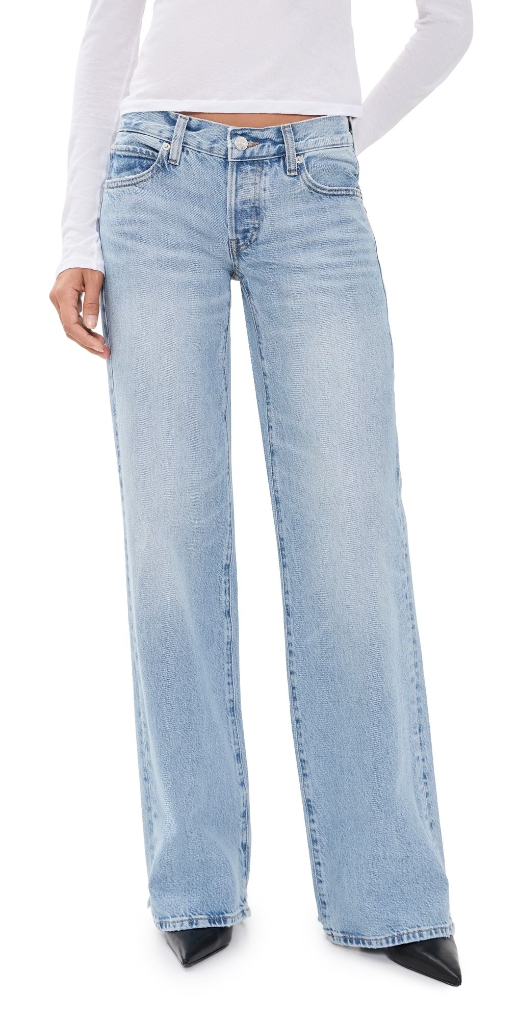 FRAME Frame x Amelia Gray The Gray Jeans Dodger Offset Hem 29