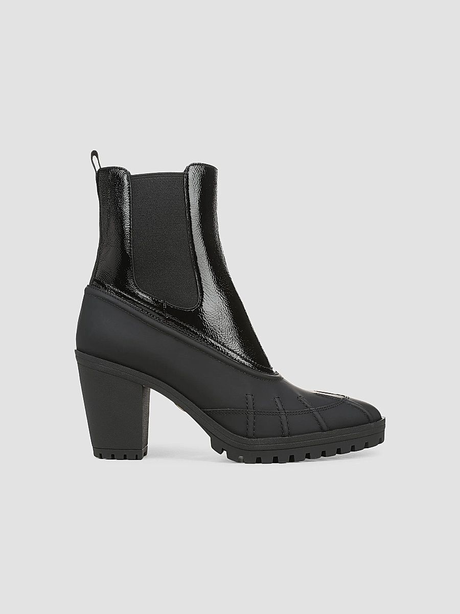 Veronica Beard Women's Taryn 80MM Leather Boots - Black - Size 5