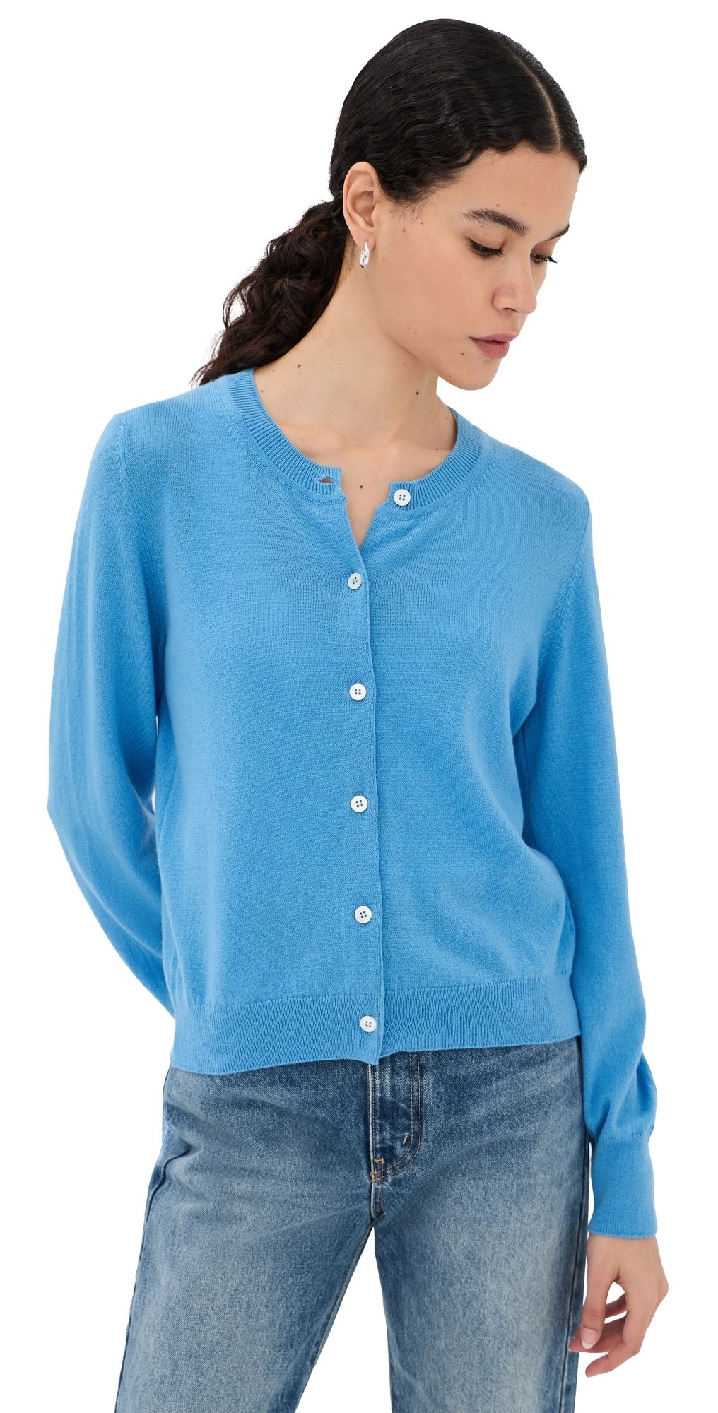 &Daughter Enya Cashmere Cardigan Blue S