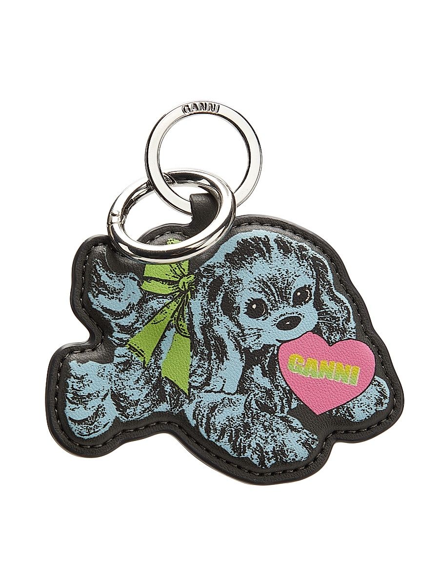 Women's Dog Keychain - Baby Blue