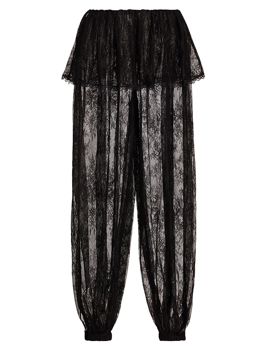 Women's Bern Lace Balloon Pants - Black - Size XS