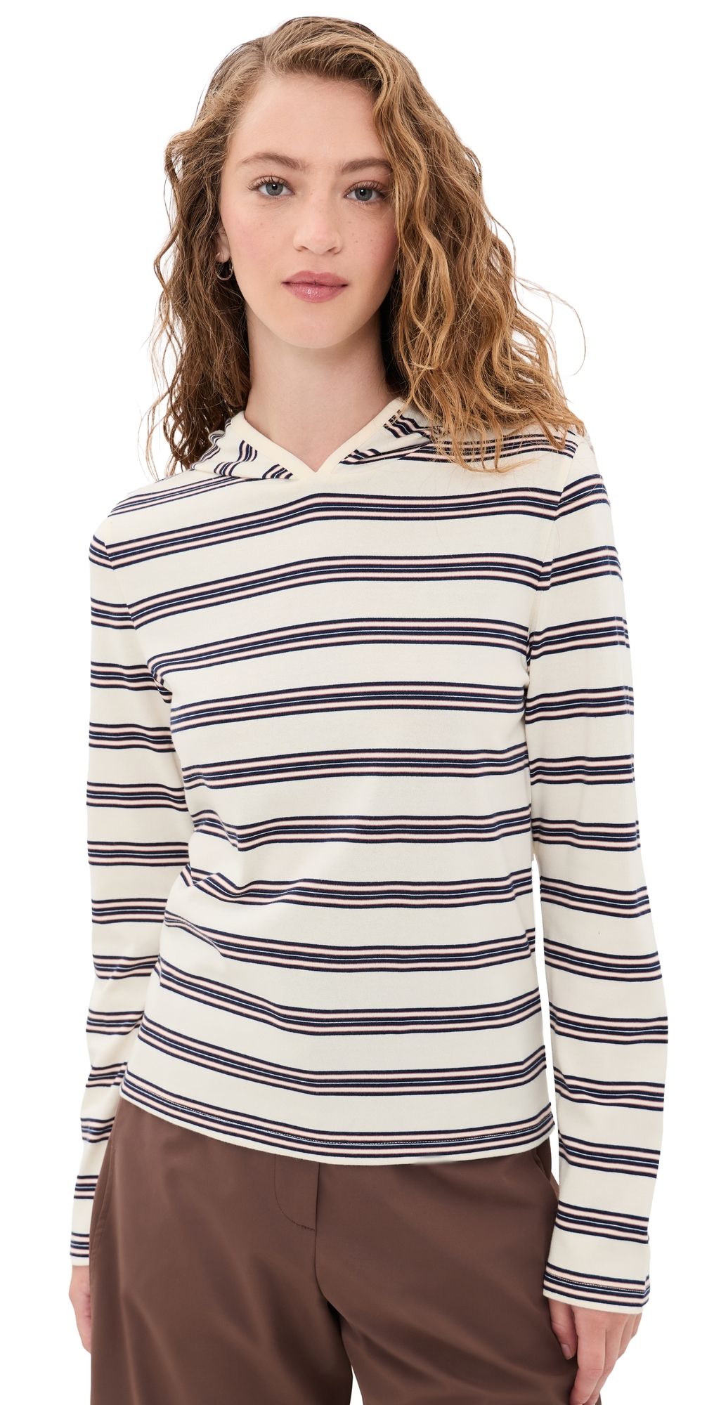 Still Here Nellie Shirt White Multistripe S