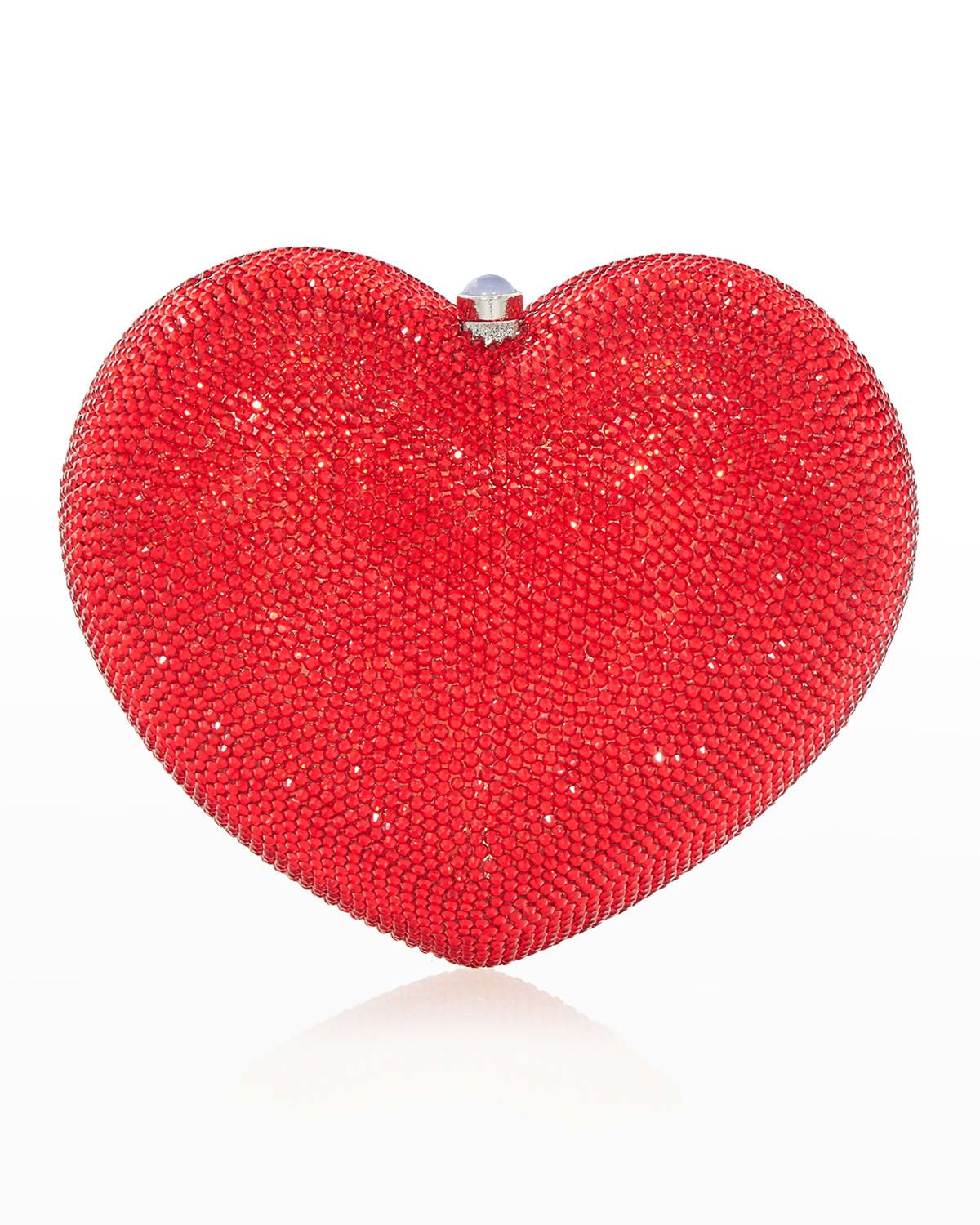L & apos;Amour Petit Coeur Crystal Minaudiere
