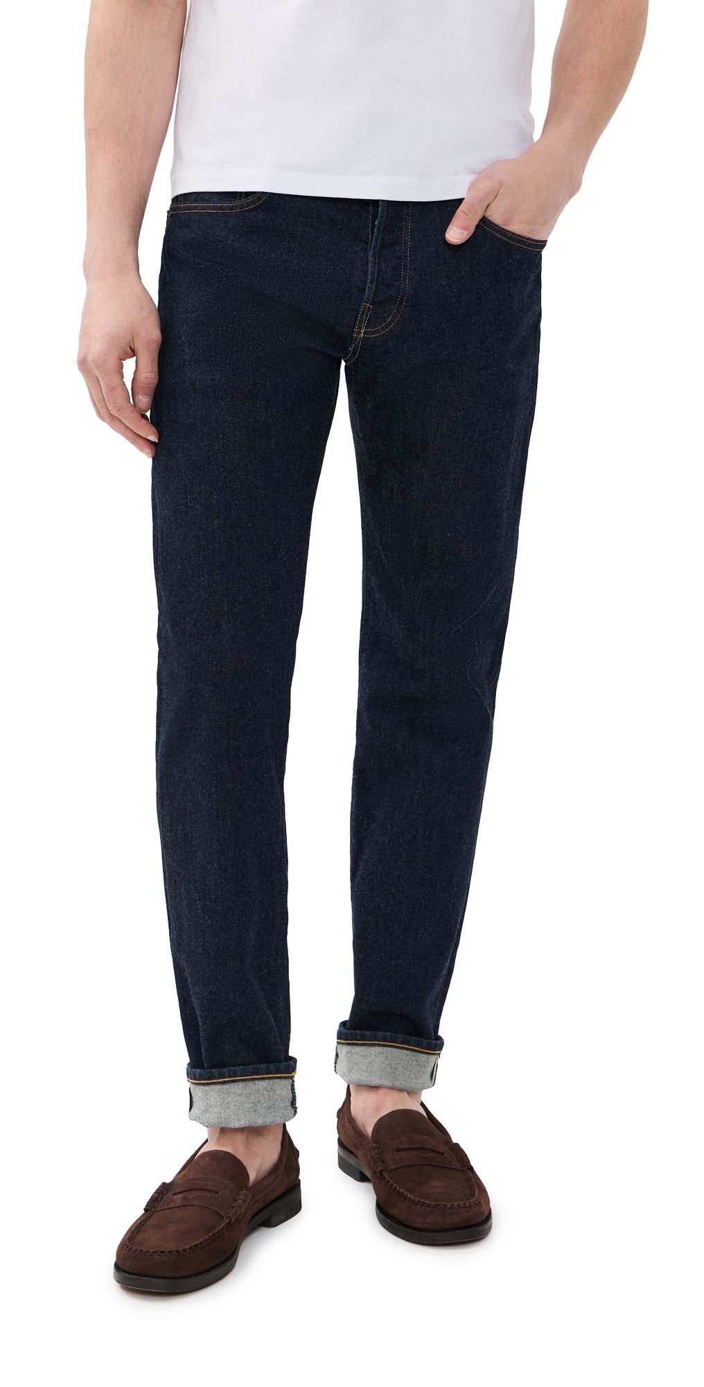 Madewell 1991 Straight Rinse Comfort Selvedge Jeans Rinse 31