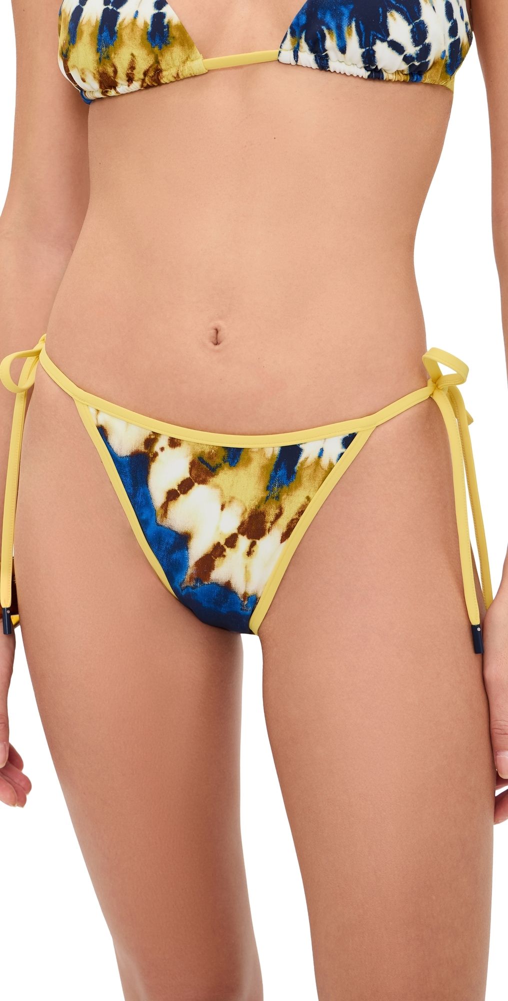 ALÉMAIS Martine Triangle Bikini Briefs Navy M