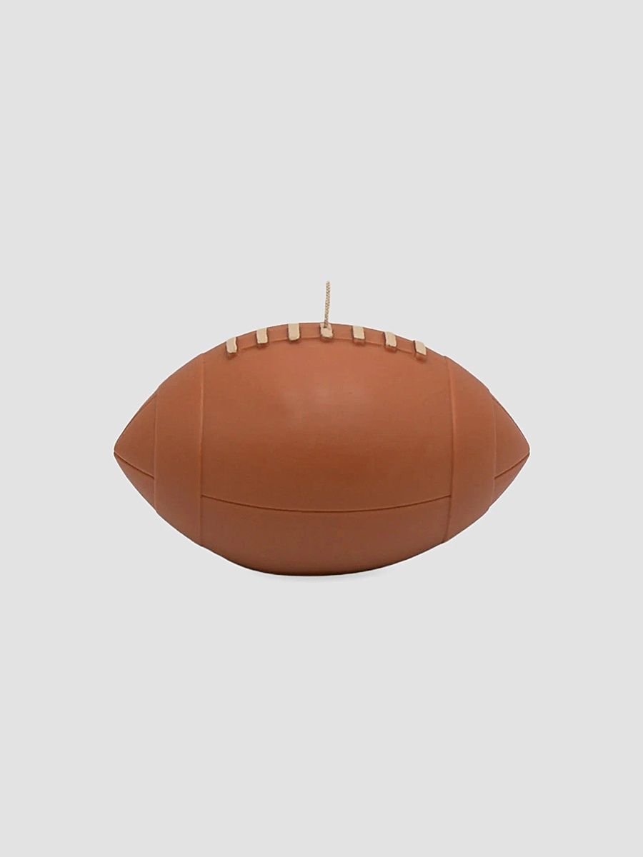 Touchdown Football Candle - Brown