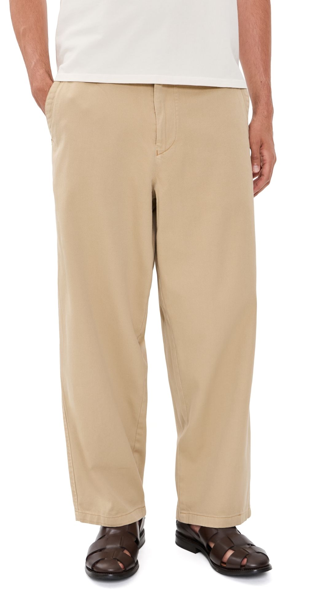 Corridor Wide Twill Pants Tan 31