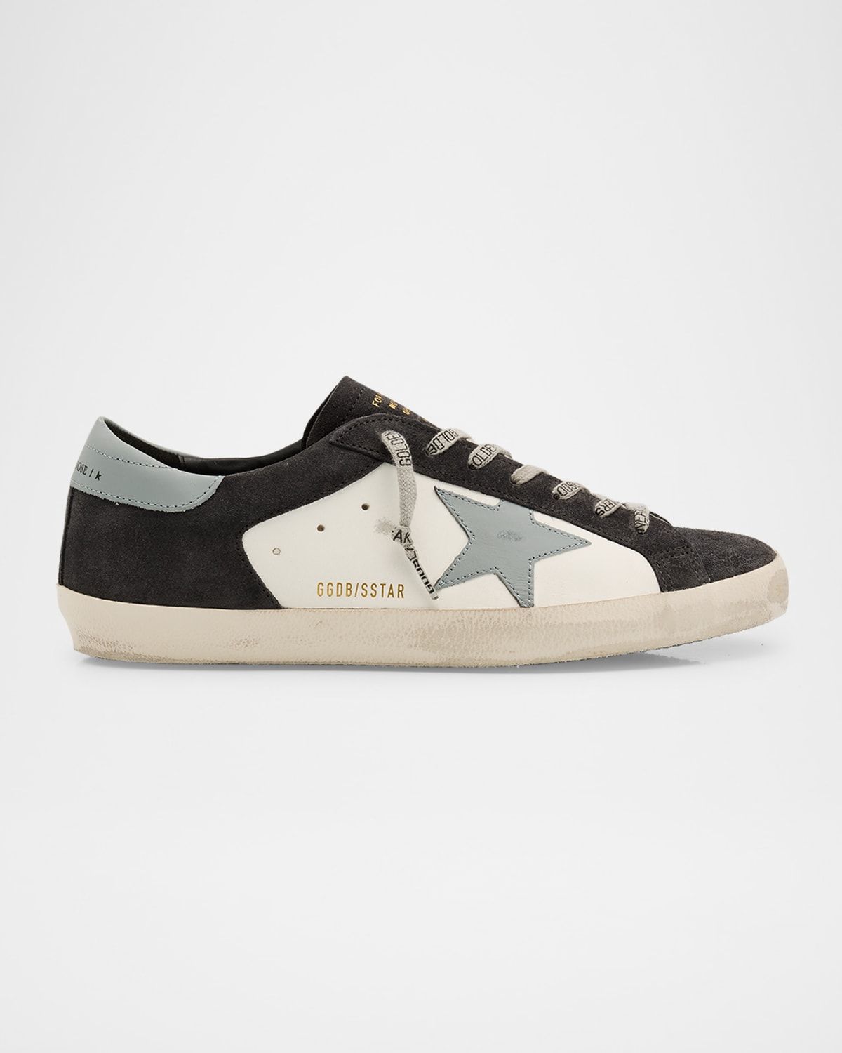 Men & apos;s Super-Star Leather and Suede Low-Top Sneakers