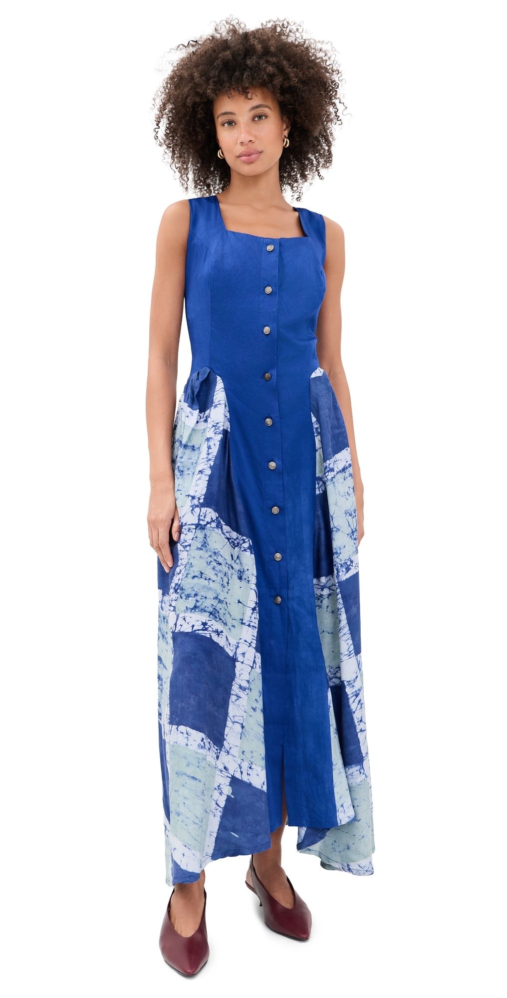 Busayo Igboya Dress Green/Blue/Lilac XXS