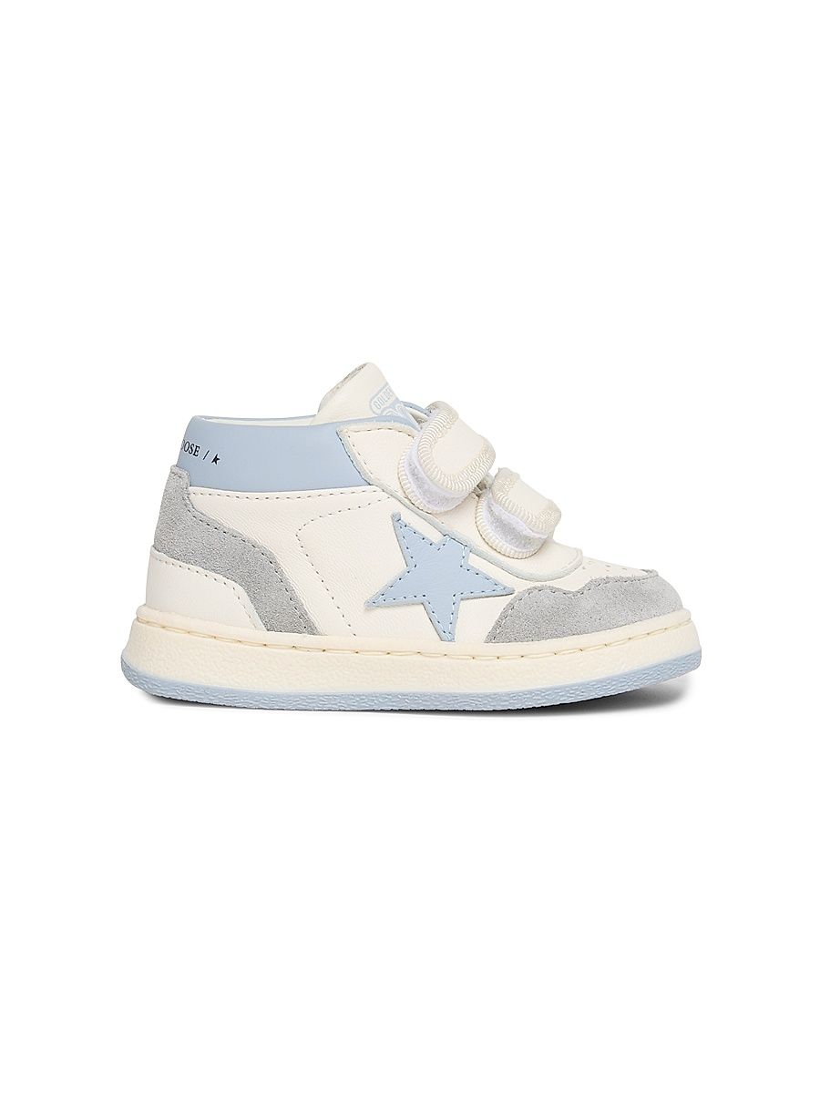 Baby Boy's & Little Boy's June Leather Star Sneakers - White - Size 10 (Toddler)