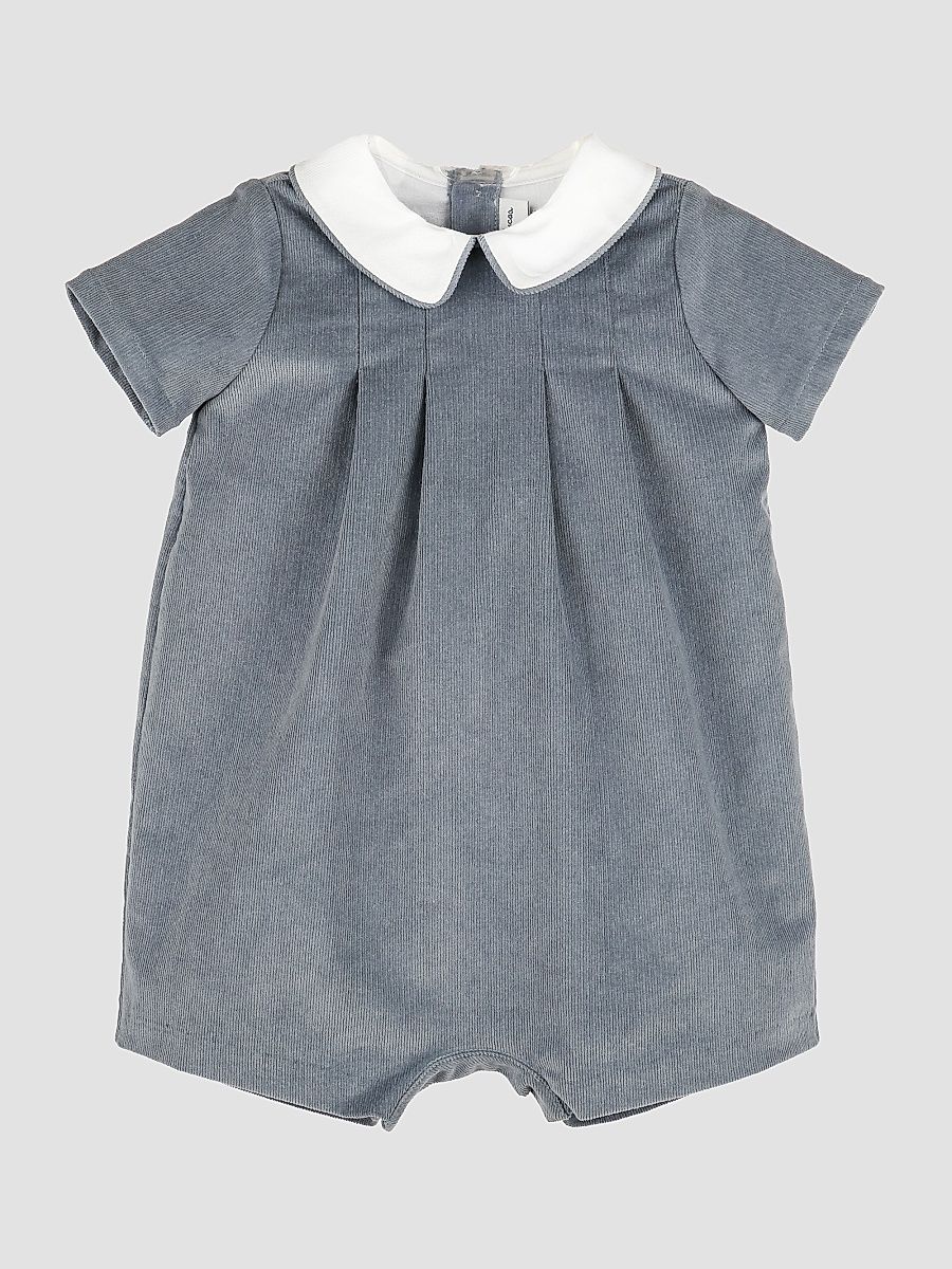 Baby Boy's Cotton Corduroy Romper - Blue - Size 24 Months