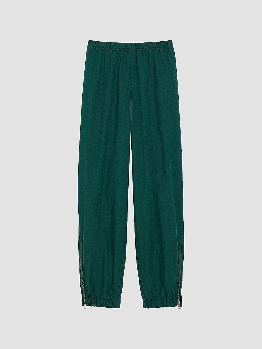 AMI Paris Men's Ami de Coeur Cotton-Nylon Track Pants - Vert Sapin - Size XL