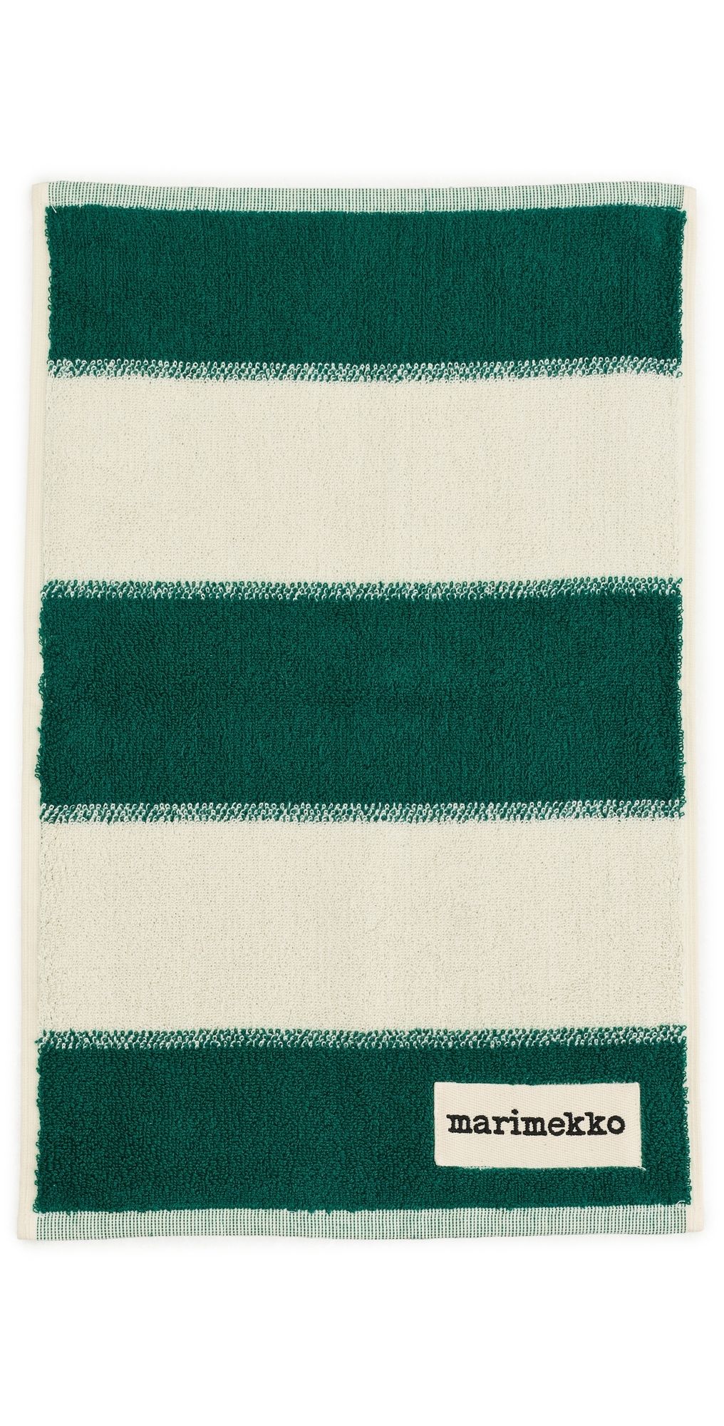 Marimekko Galleria Guest Towel Emerald/Melon One Size