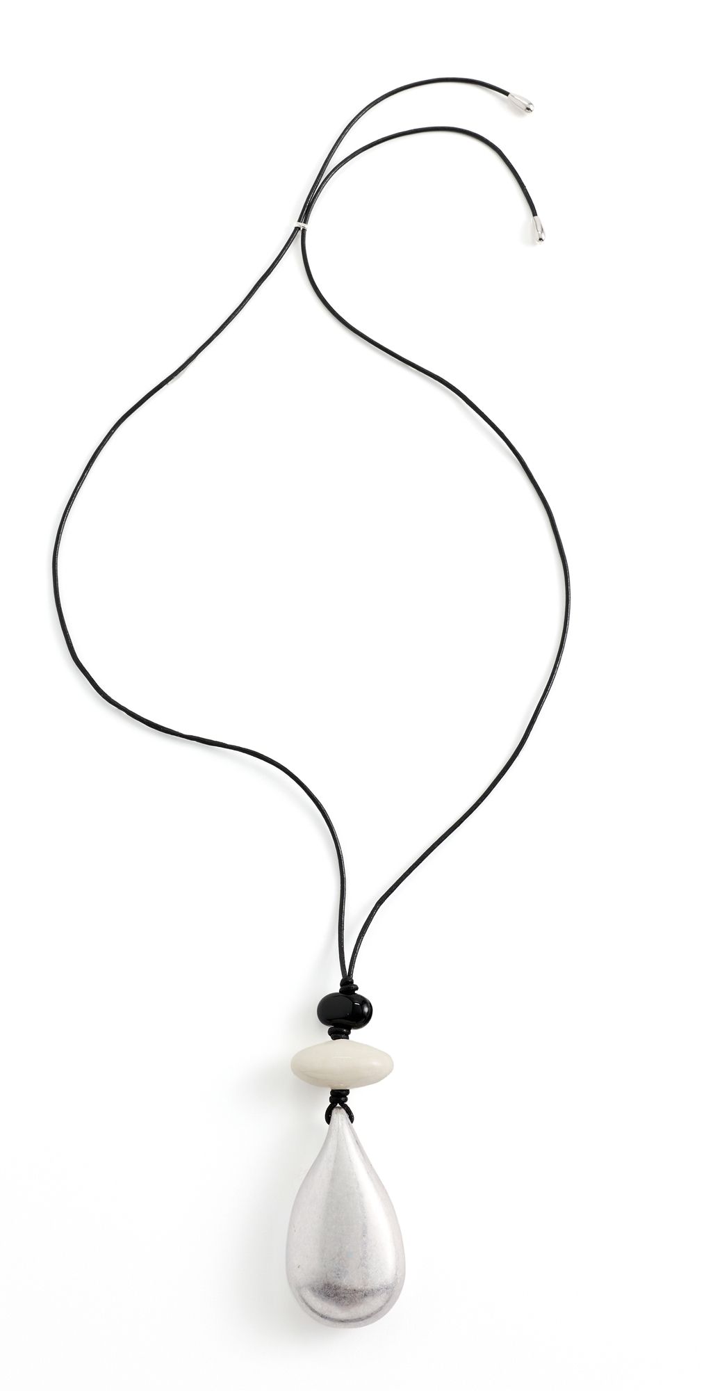 Lizzie Fortunato Museo Cord Necklace Silver One Size