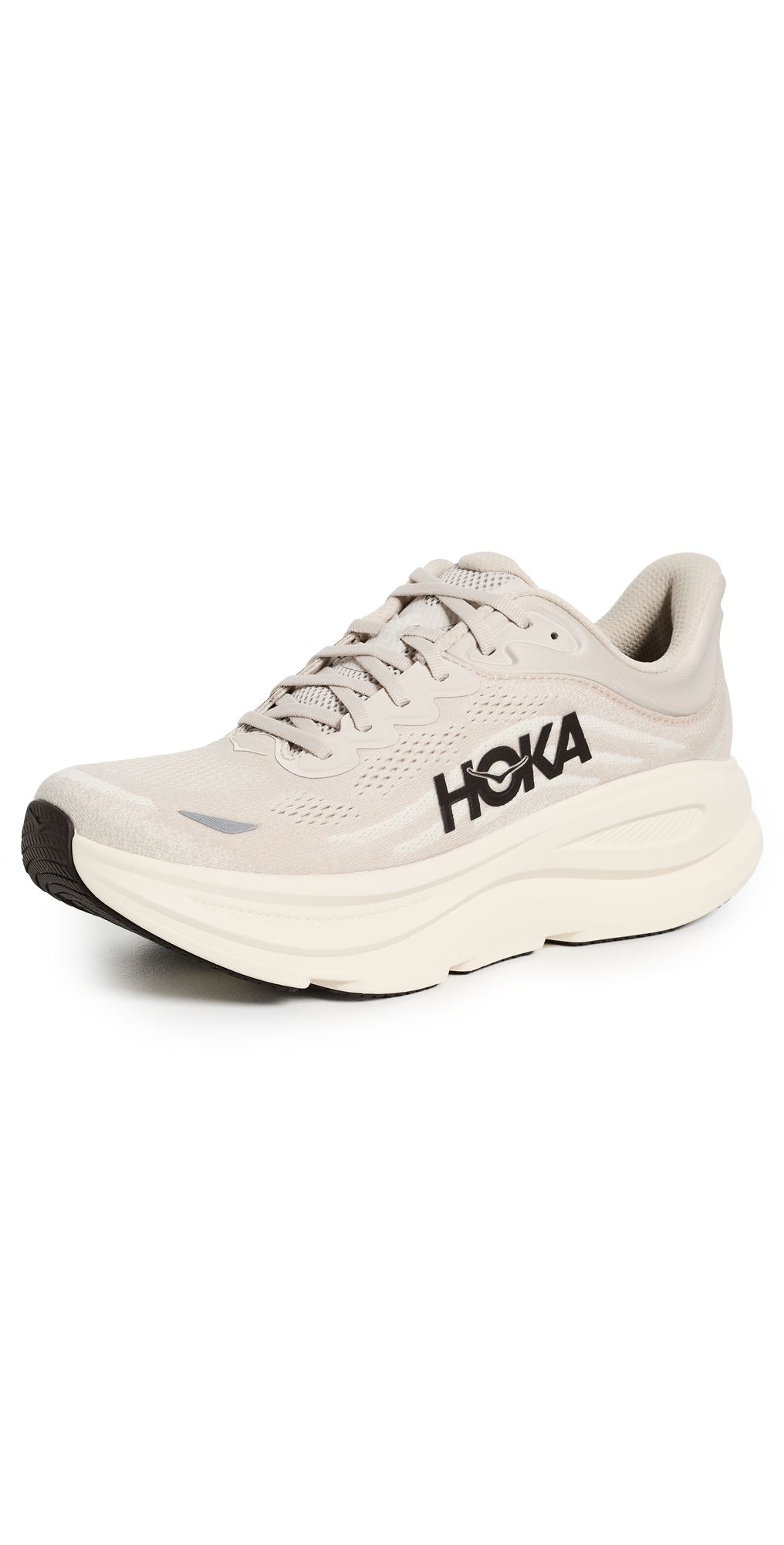 HOKA Bondi 9 Sneakers River Rock Grey/Alabaster 11