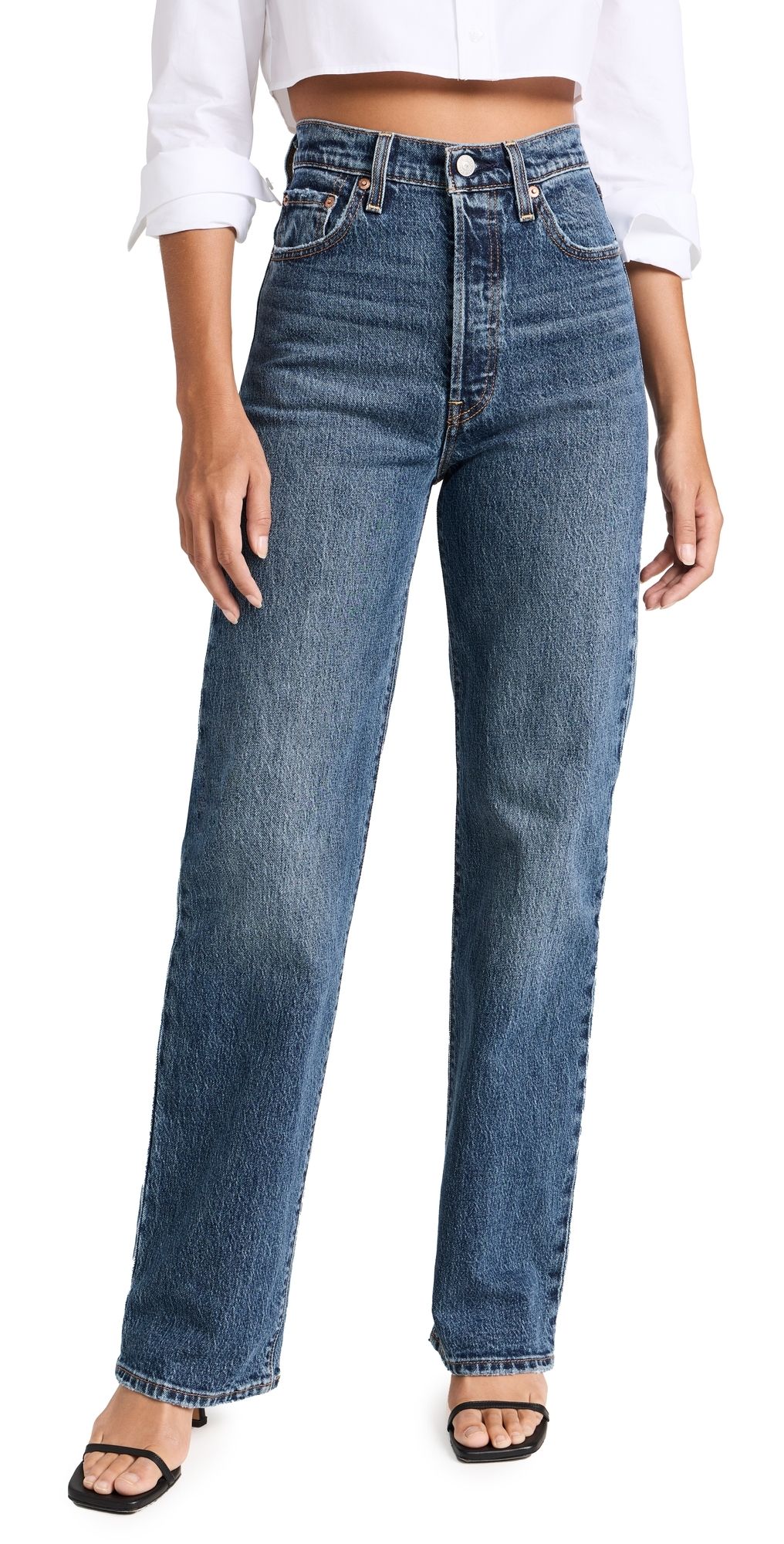 Levi's Ribcage Full Length Jeans Valley View 24