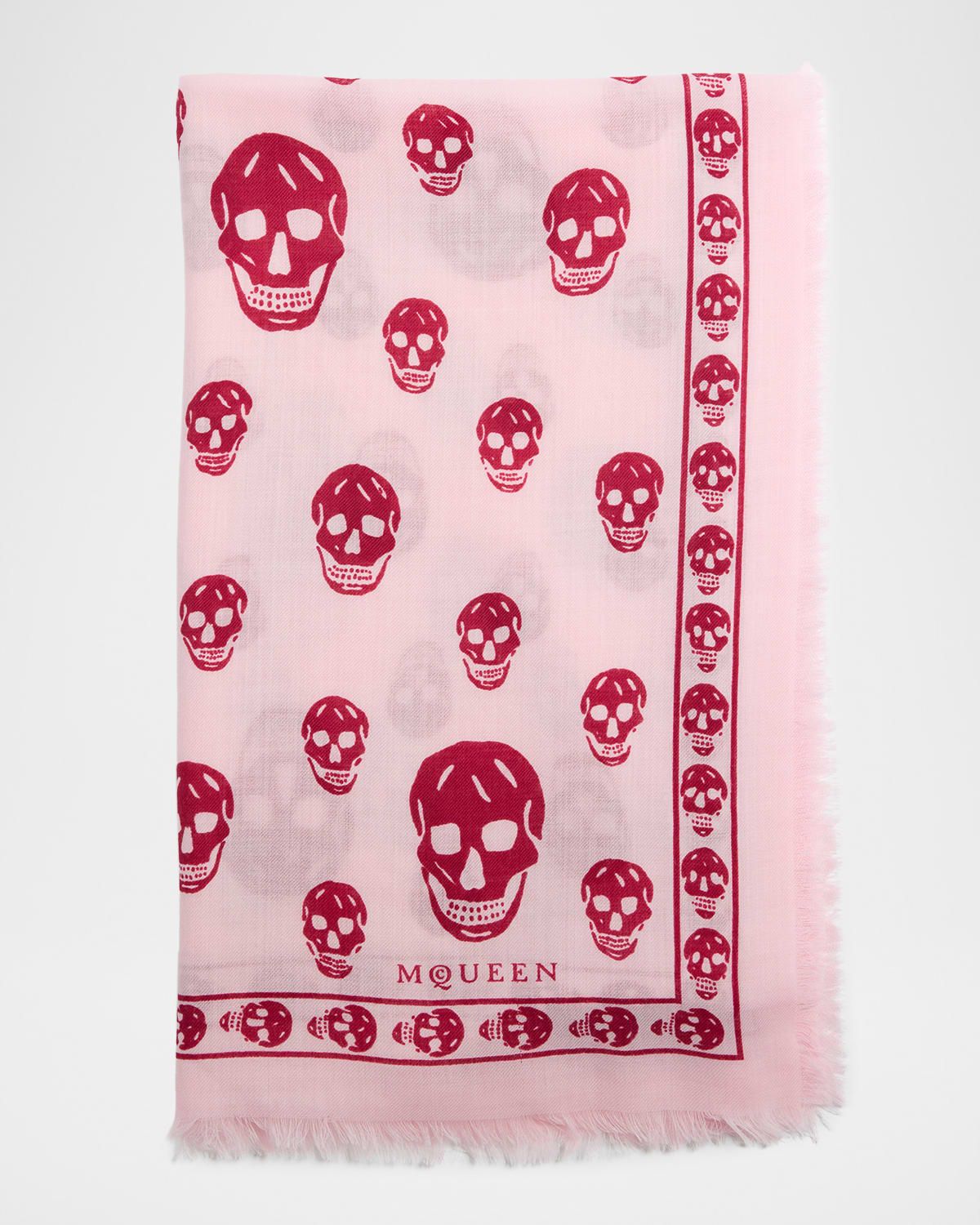 Classic Skull Wool Scarf