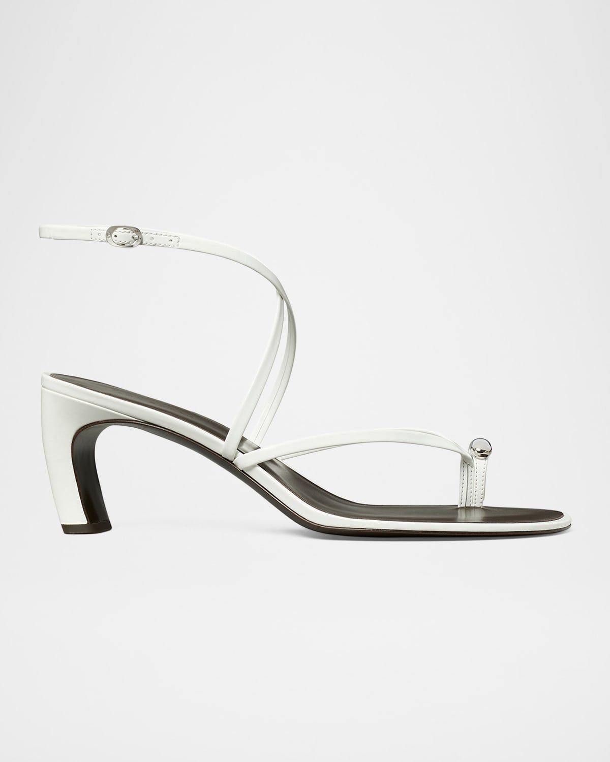 65mm Pierced Strappy Leather Sandals