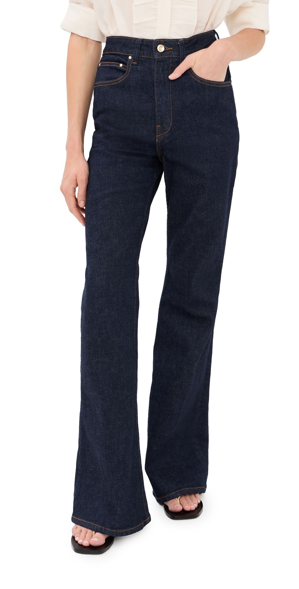 Ossou Spur Bootcut Jeans SABLE WASH 24