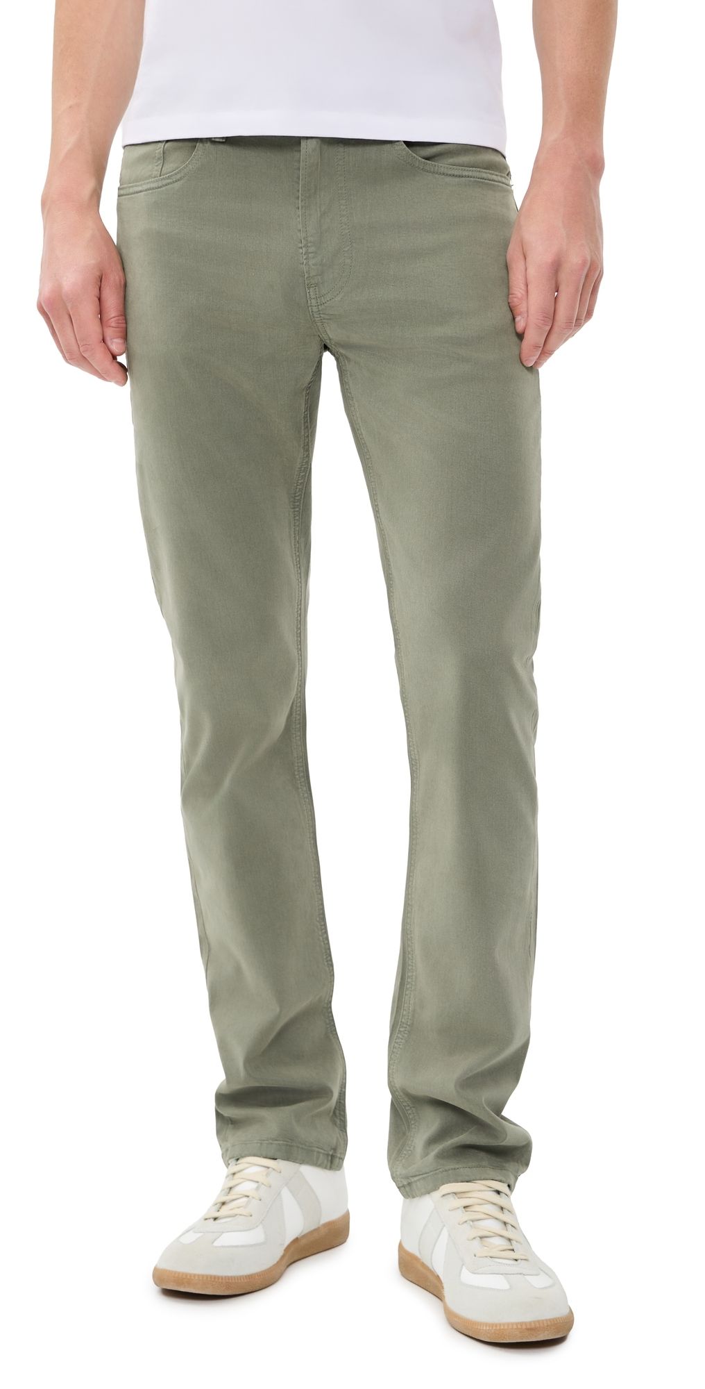 FRAME Modern Straight Jeans Antique Military Khaki 38