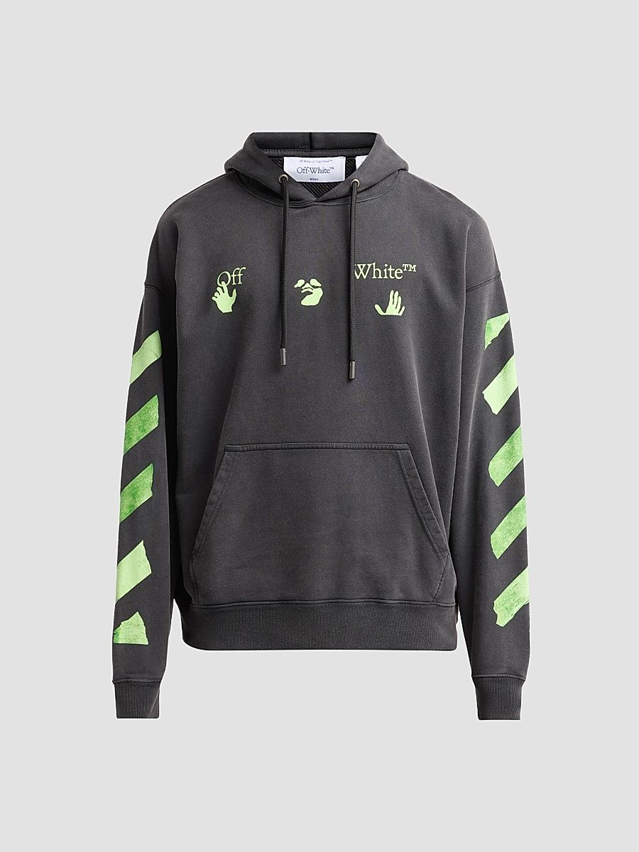 Men's Bacco Arrow Skate Hoodie - Garment Dyed - Size Small
