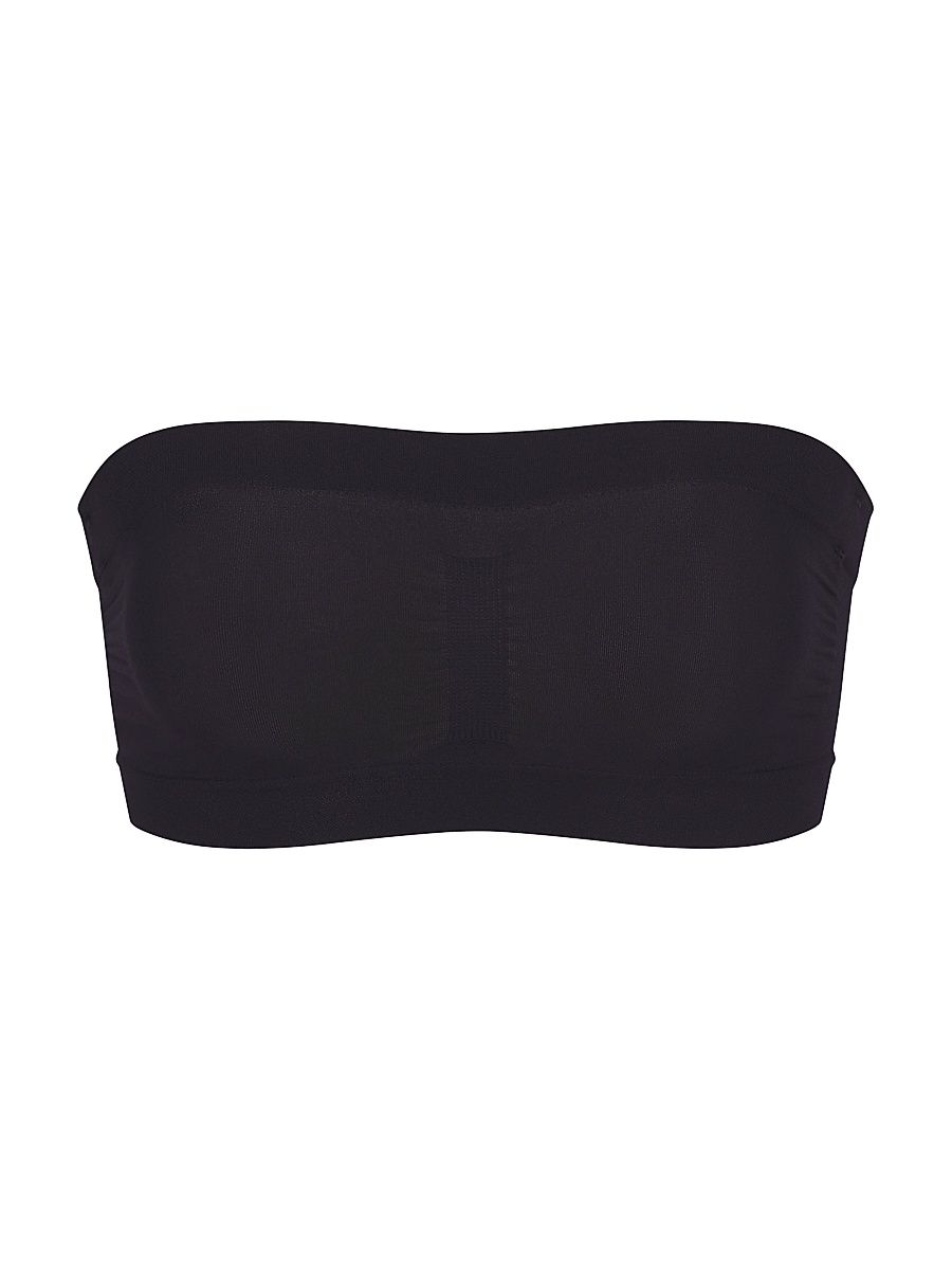 Women's Seamless Sculpt Bandeau - Onyx - Size XXS
