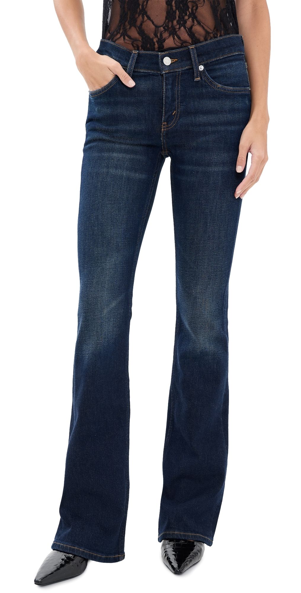 RE/DONE Micro Bootcut Jeans Barely Worn 26