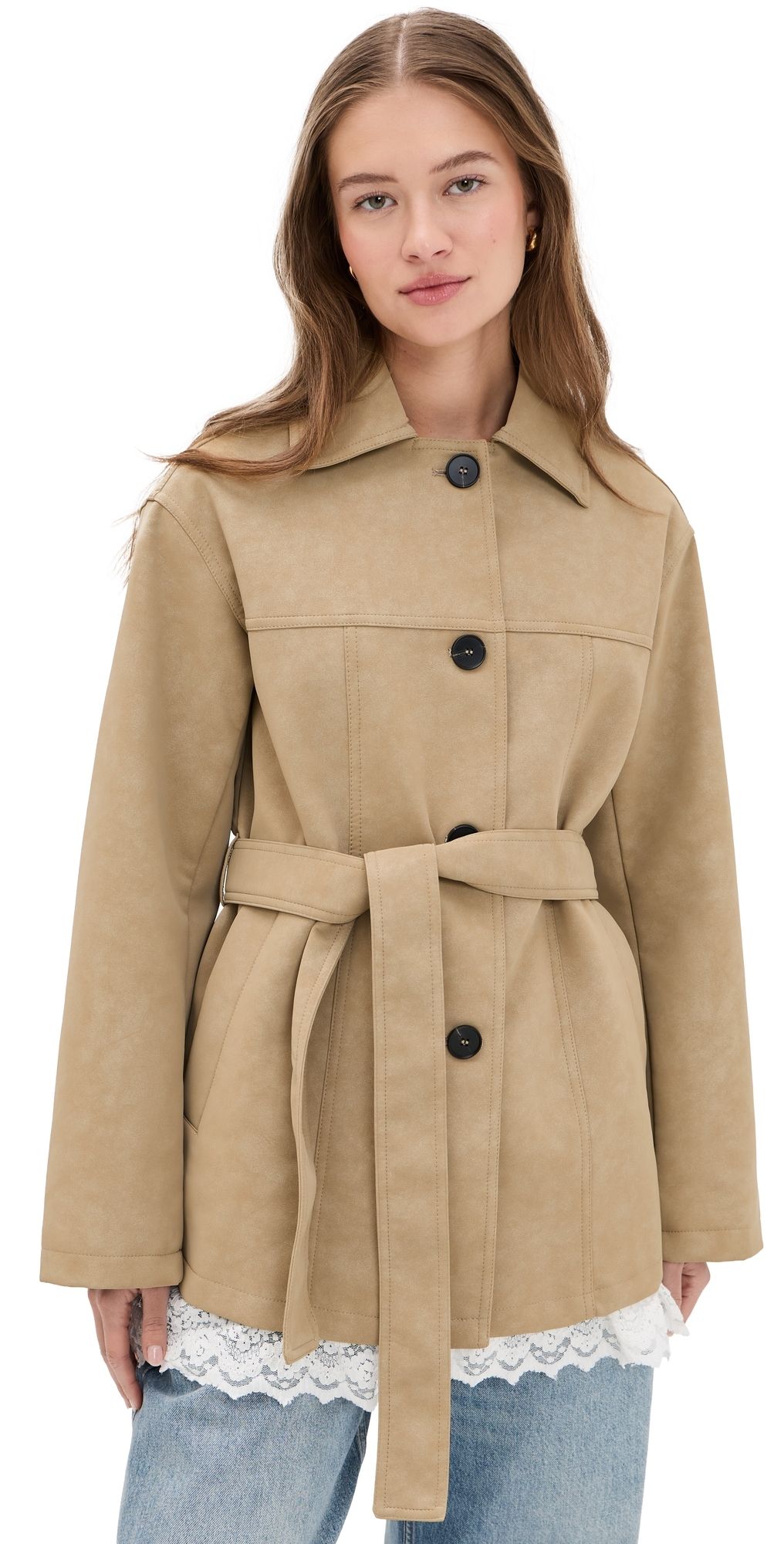 4th & Reckless Rowena Jacket Camel S