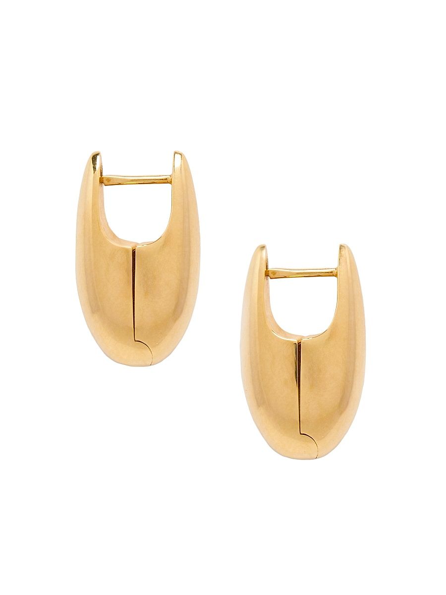 Women's 18K-Gold-Plated Sculptural Earrings - Yellow Gold