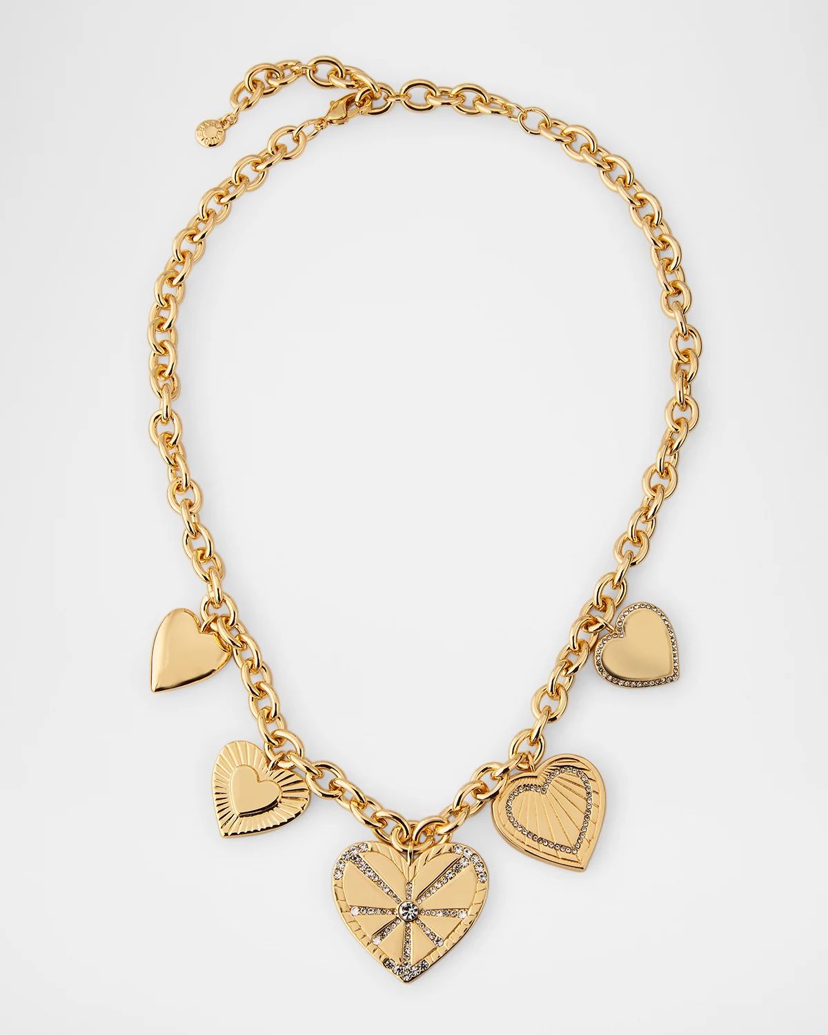 Heart Burst Statement Charm Necklace