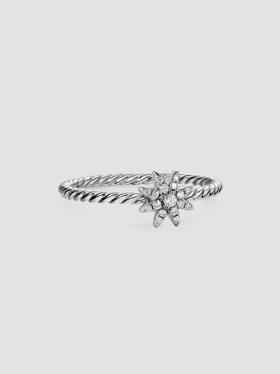 David Yurman Women's Petite Starburst Ring in Sterling Silver - Silver - Size 7