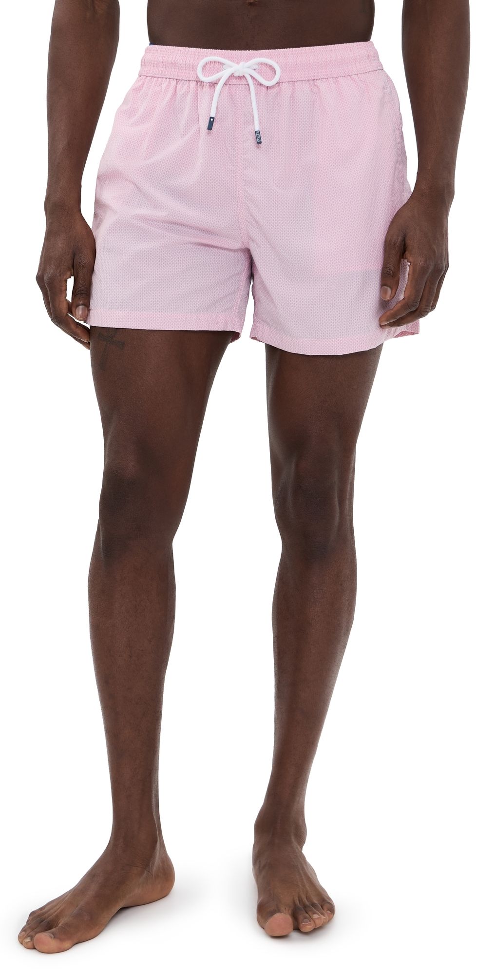 Fedeli Madeira Swim Trunks 5 Pink Texture Print L