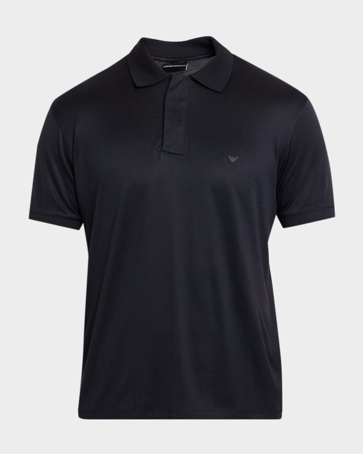 Men & apos;s Short-Sleeved Lyocell-Blend Polo Shirt
