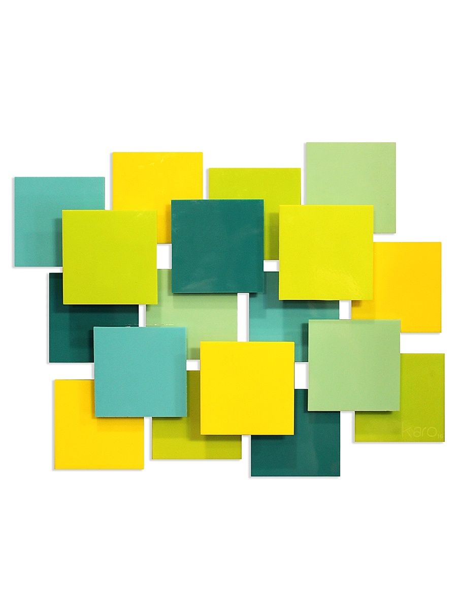 Playtime Sunset Glass Wall Sculpture