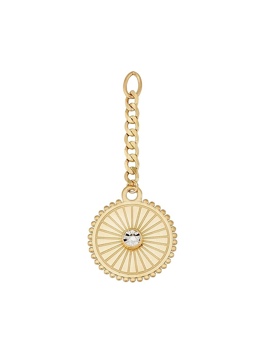 Women's 14K Yellow Gold Stellar Pendant Charm - Gold