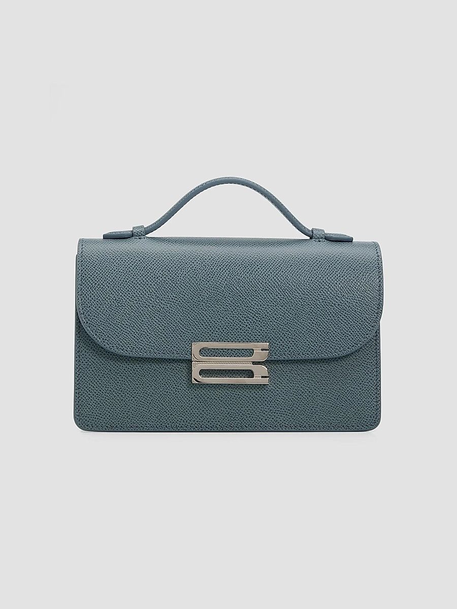 Victoria Beckham Women's Dorian Leather Top Handle Bag - Agave Blue