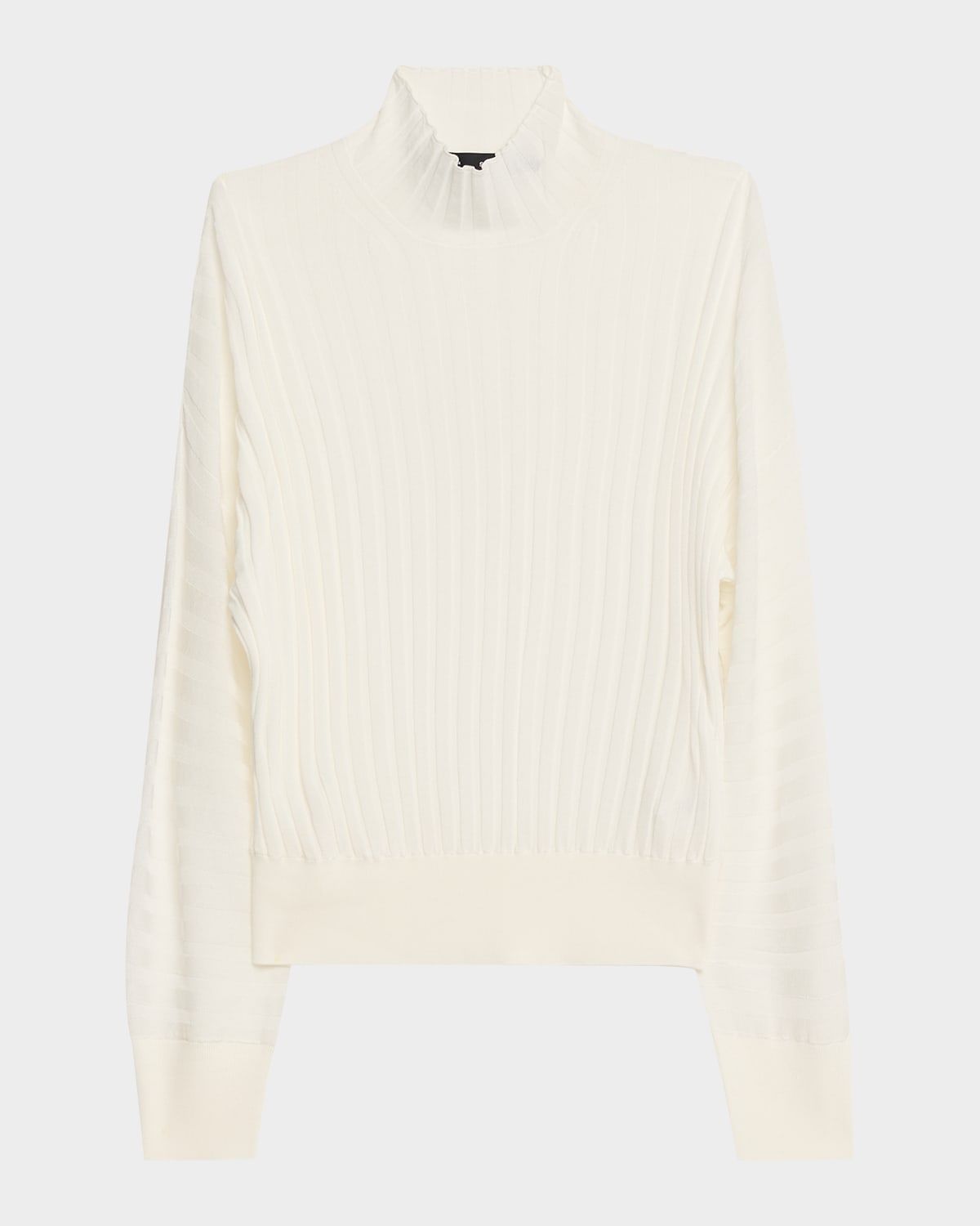 Luiza Rib-Knit Turtleneck Sweater
