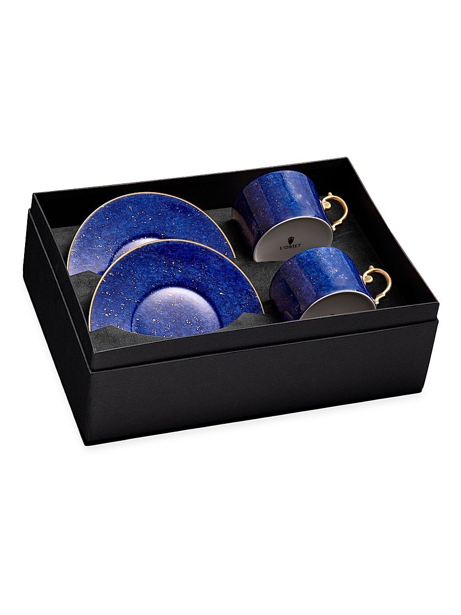 Lapis 2-Piece Tea Cup & Saucer Set