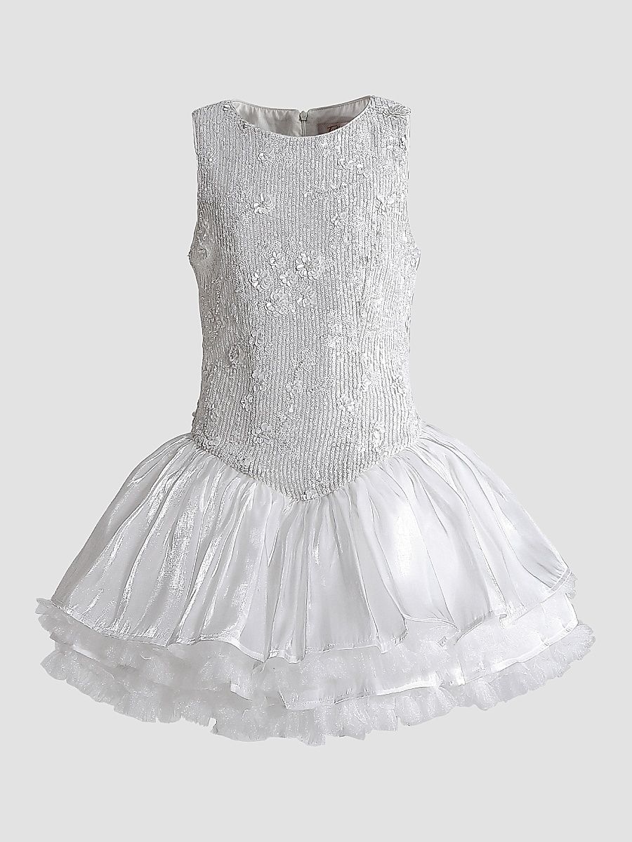 Girl's Soraya Dress - White - Size 14