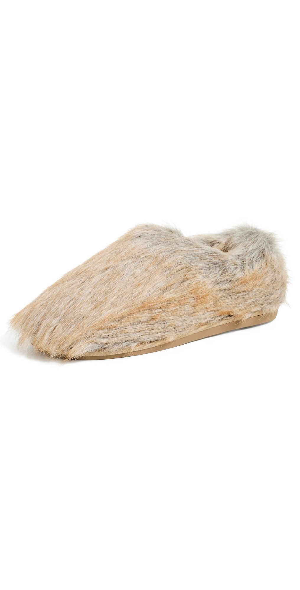 Free People Snowed In Slippers Beige Multi 7