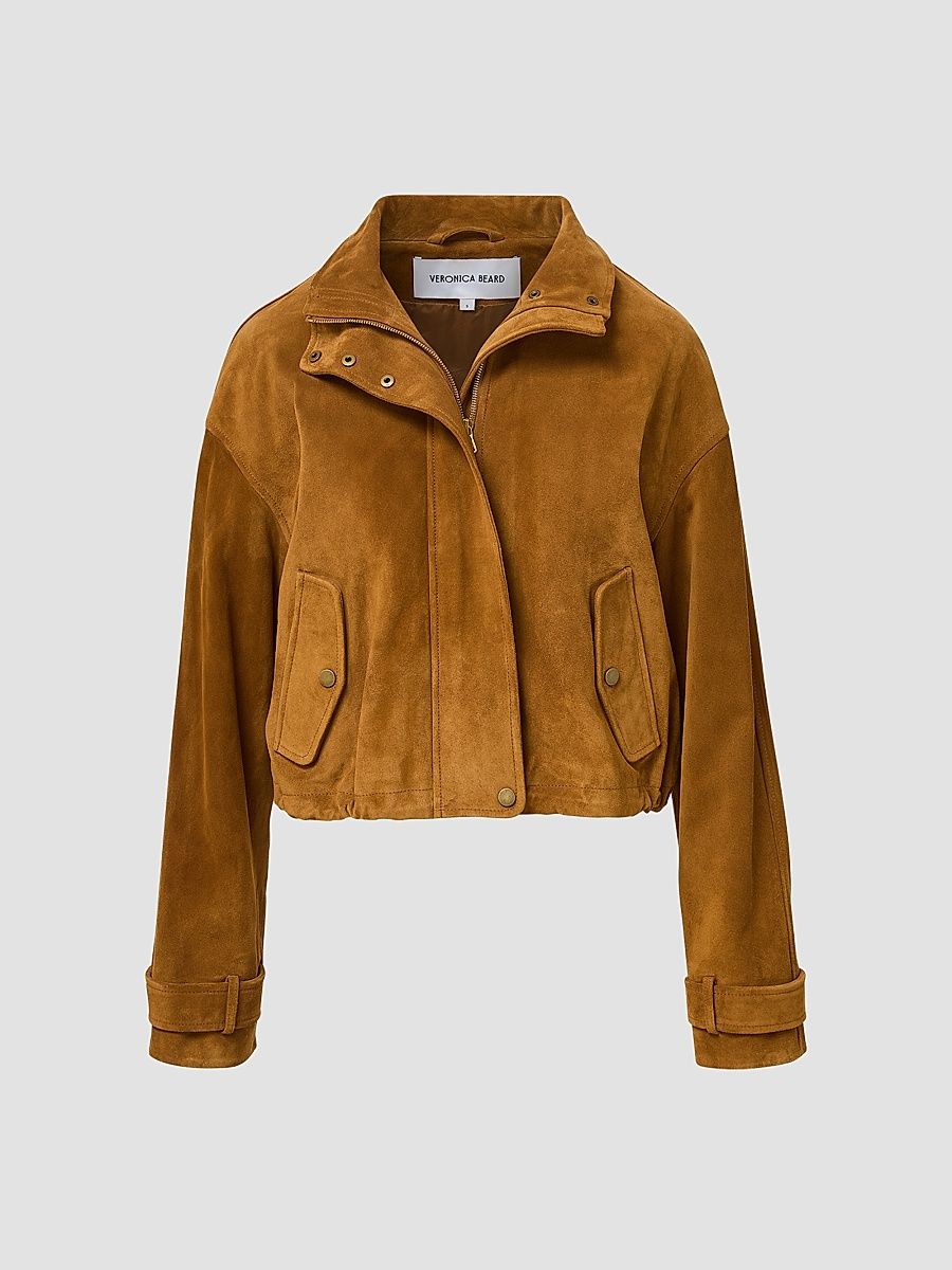 Women's Bateman Suede Jacket - Acorn - Size Large